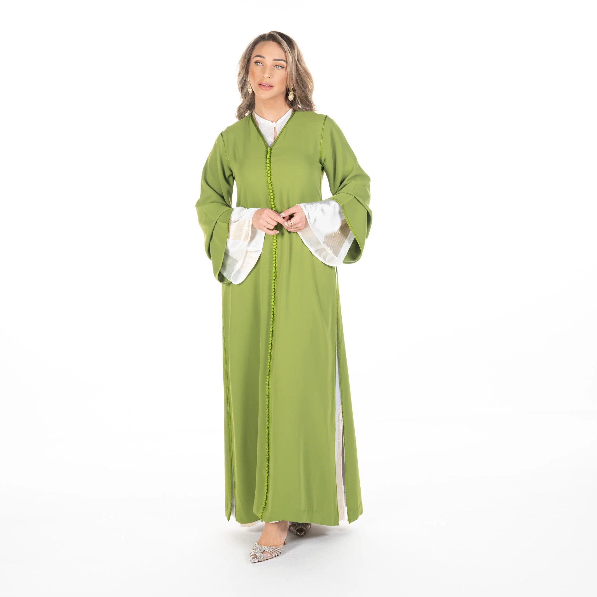 Caftan Nina Olivegreen - Image 11