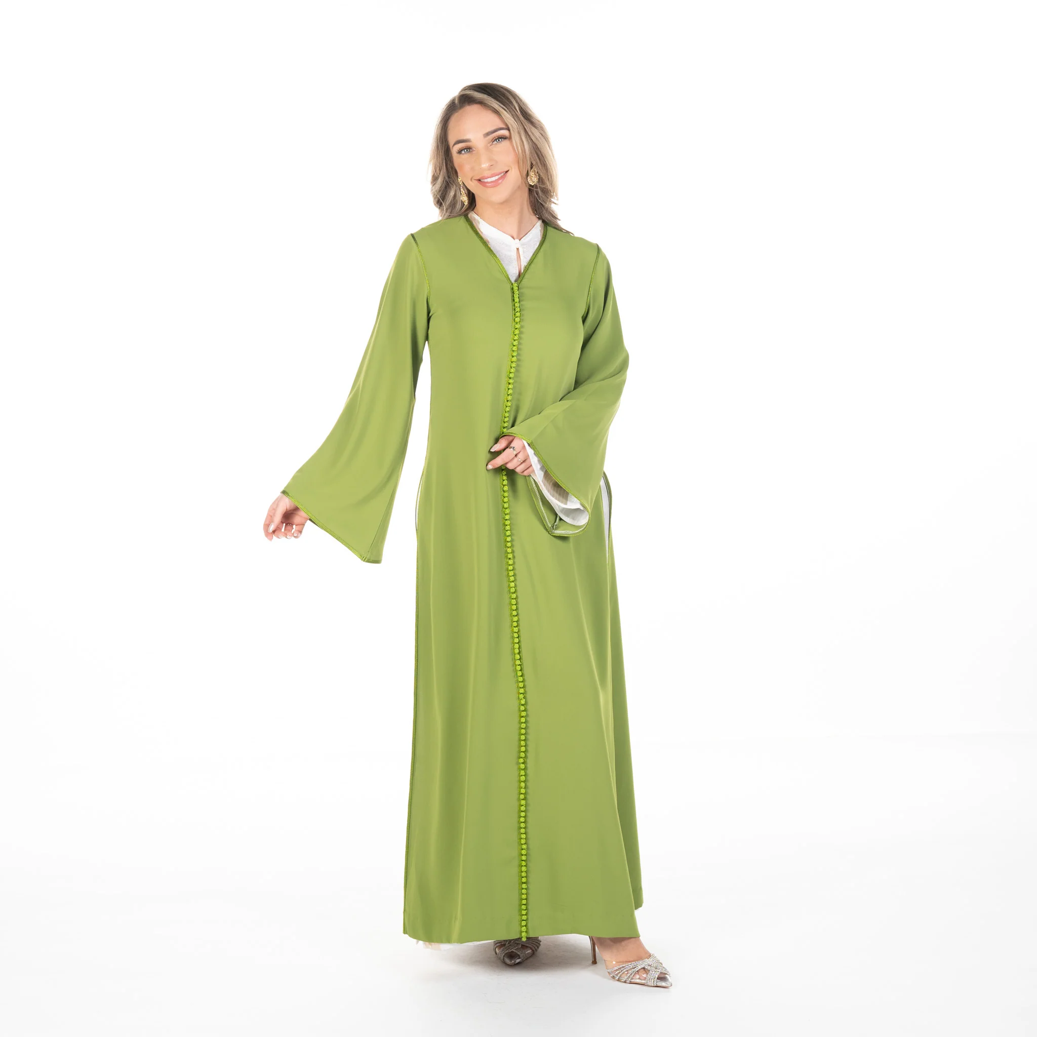 Caftan Nina Olivegreen - Image 4
