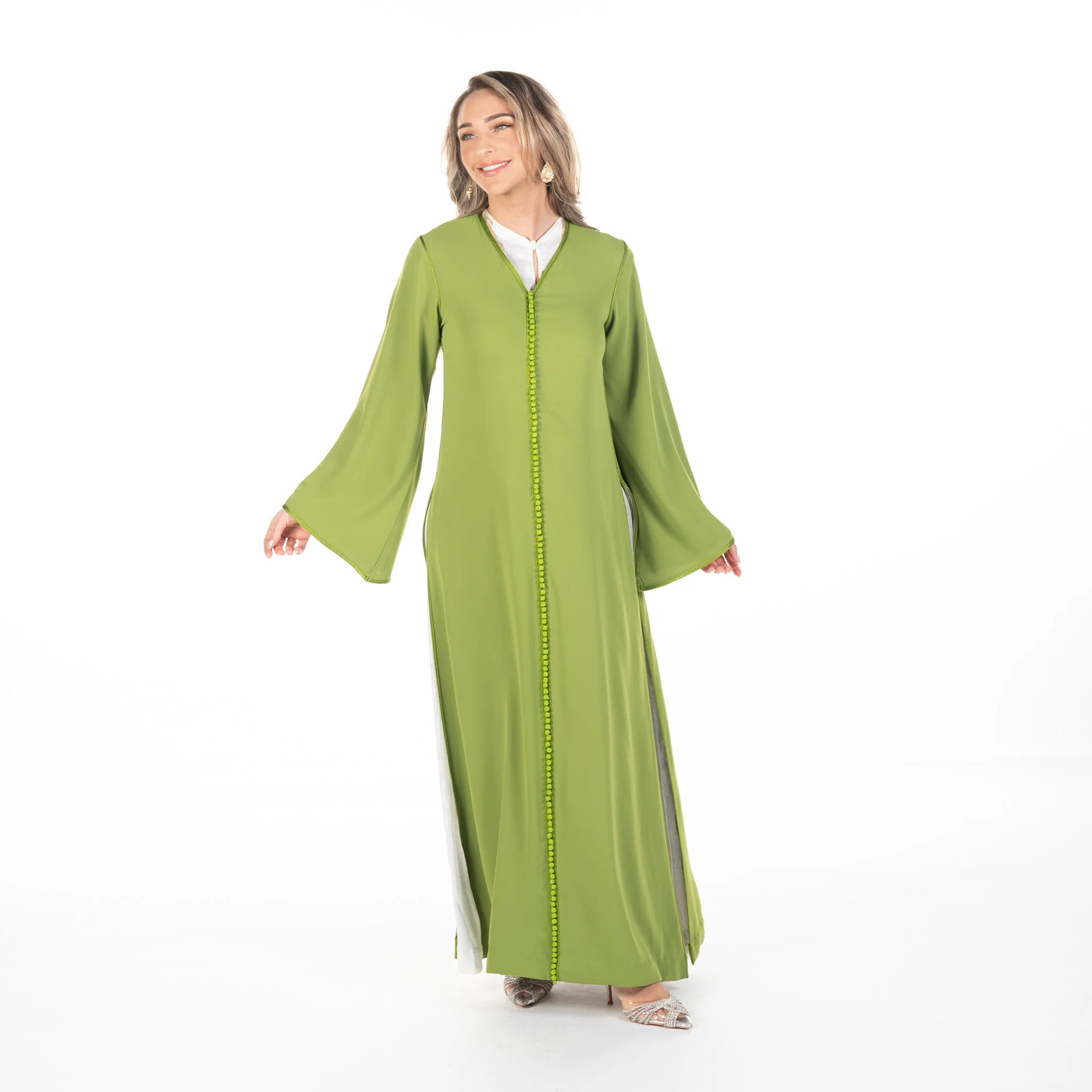 Caftan Nina Olivegreen - Image 5