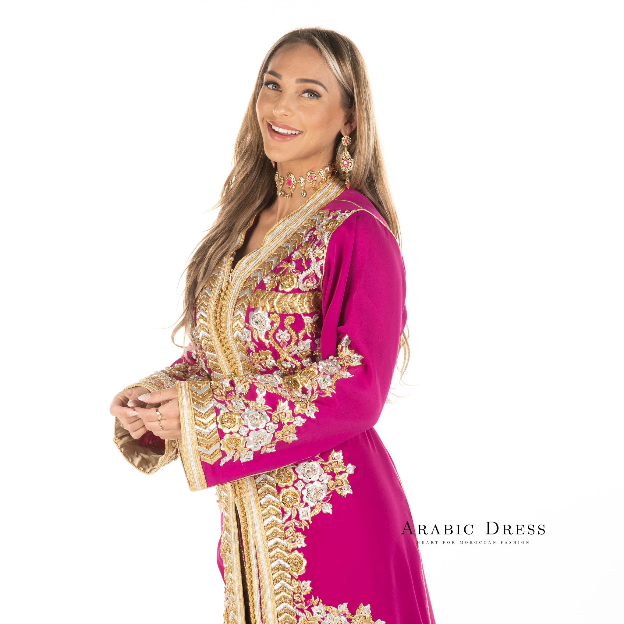 Caftan Nisa Magenta