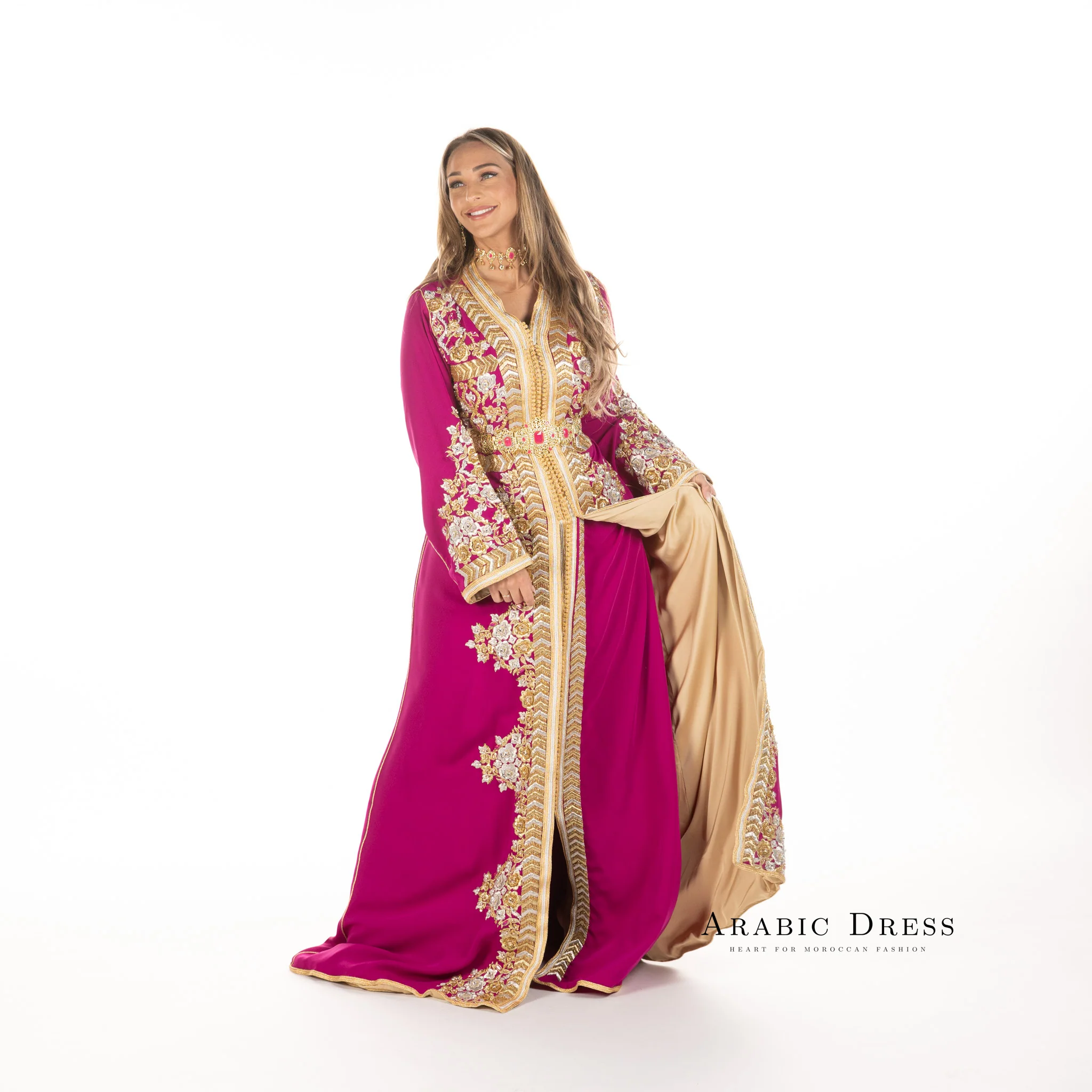 Caftan Nisa Magenta - Image 6