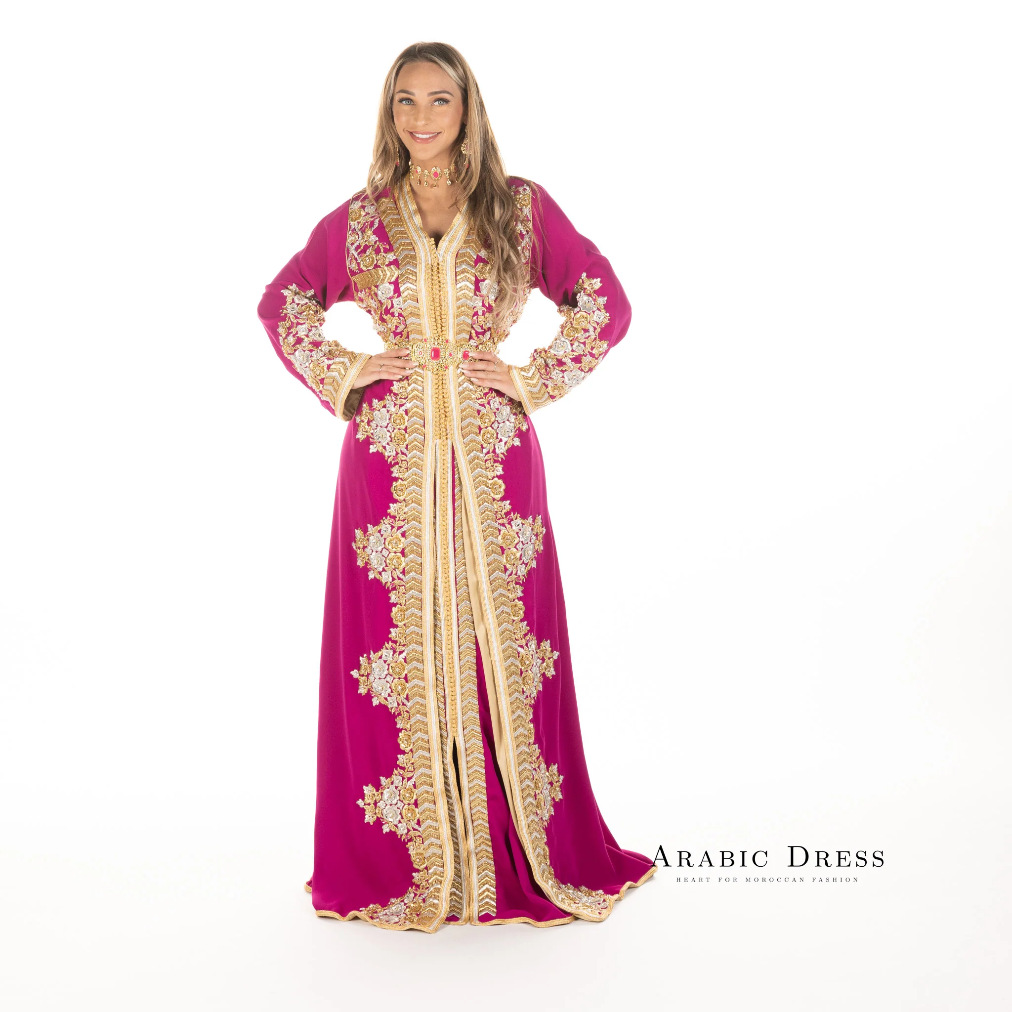 Caftan Nisa Magenta - Image 9