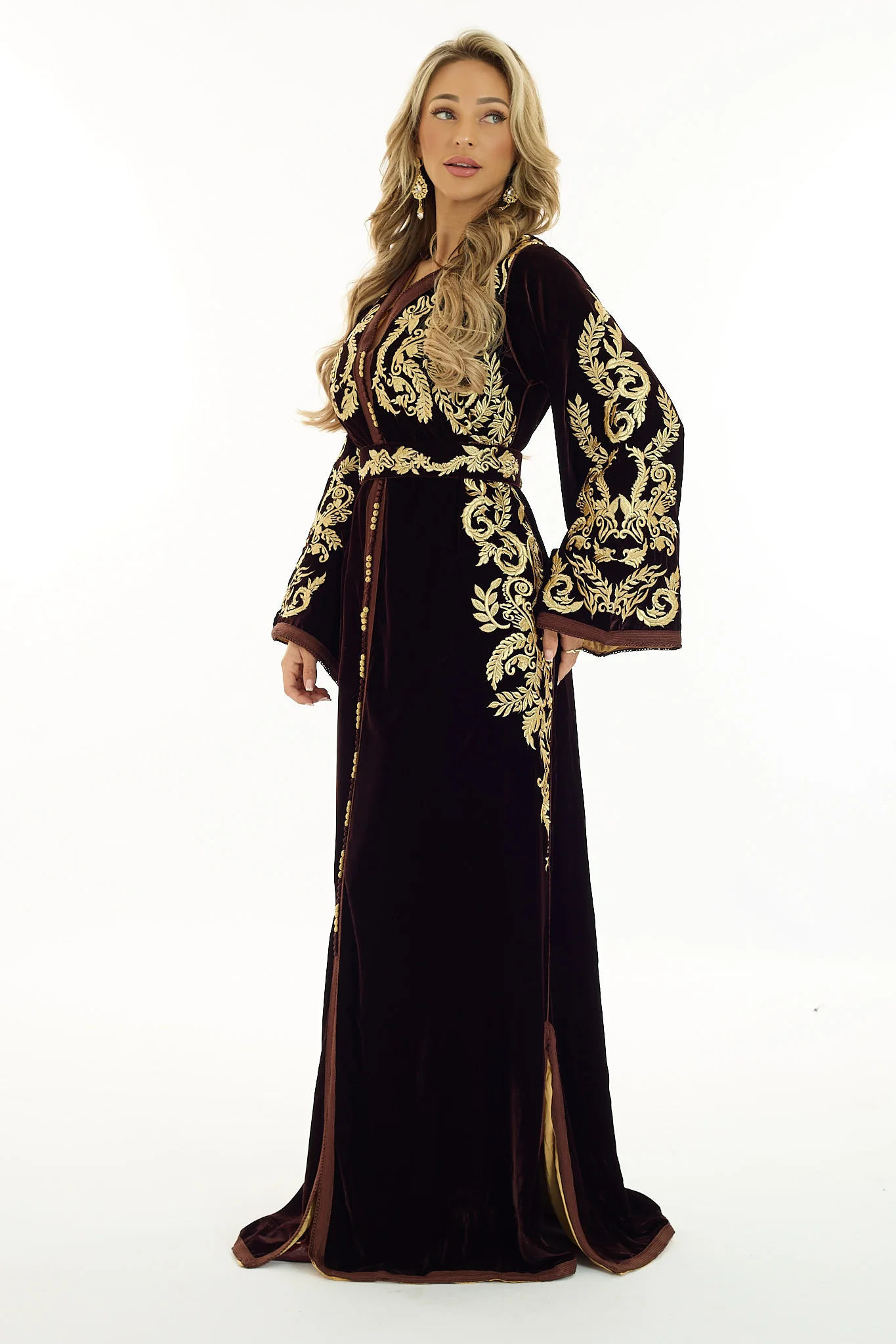 Caftan Nisma Brown - Image 4
