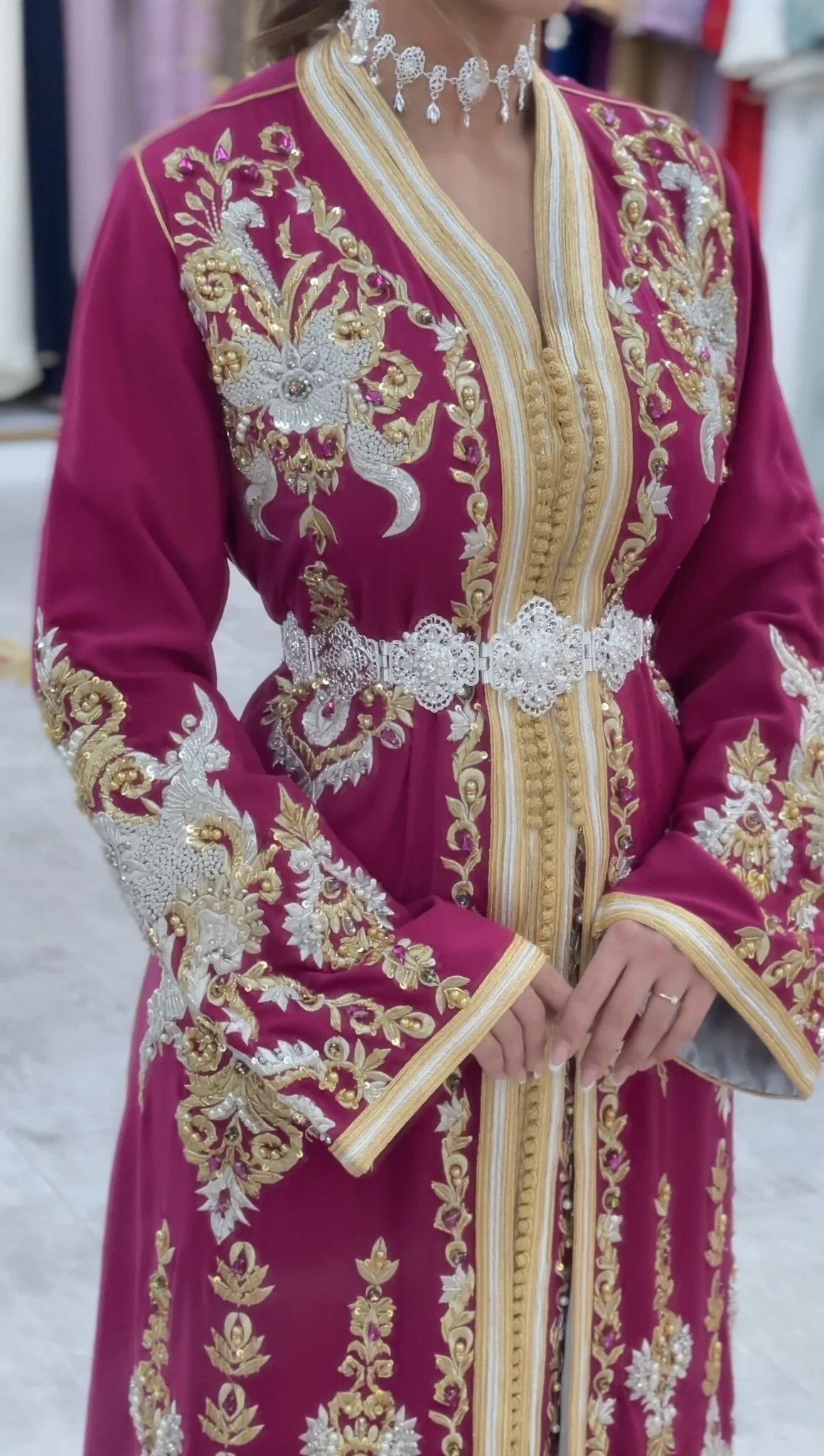 Caftan Nisrine Magenta - Image 2