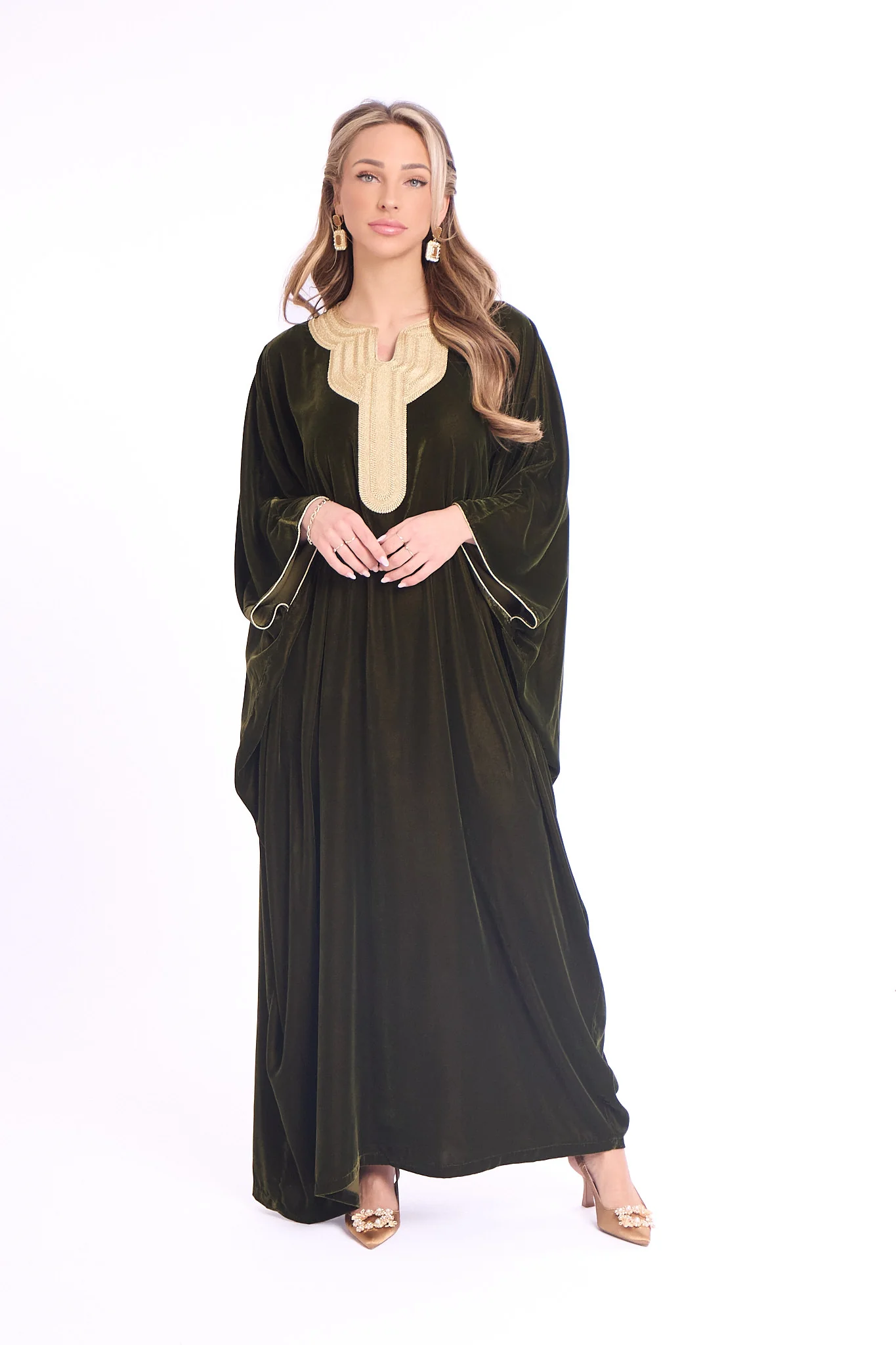 Caftan Omana Olivegreen - Image 3