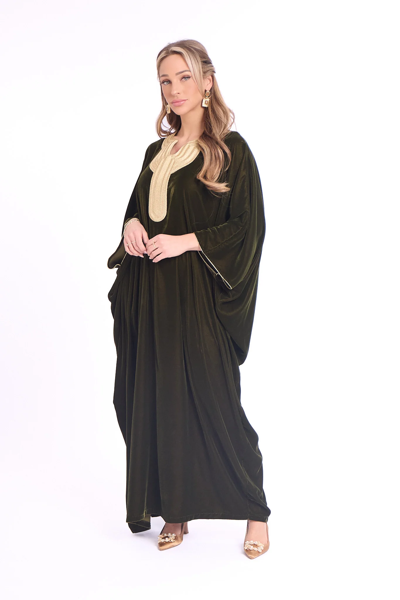 Caftan Omana Olivegreen - Image 4