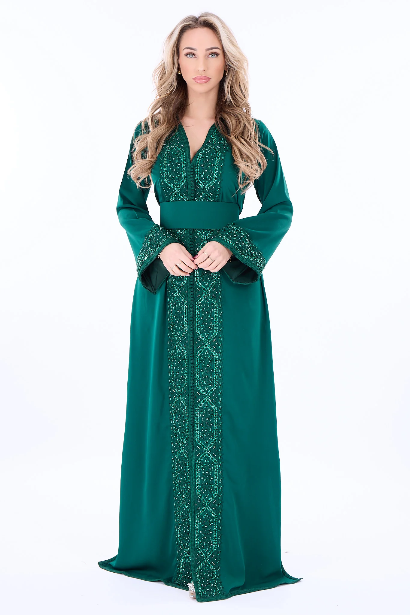 Caftan Rasha Darkgreen - Image 5