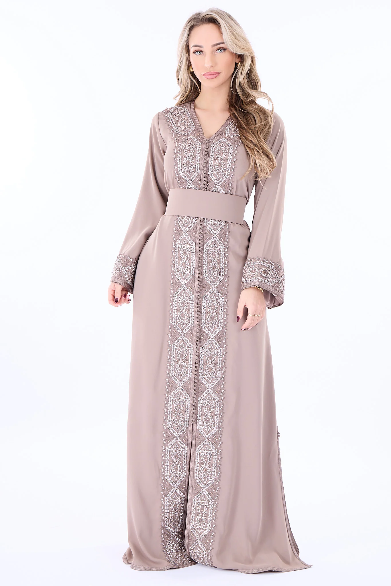 Caftan Rasha Nude - Image 5