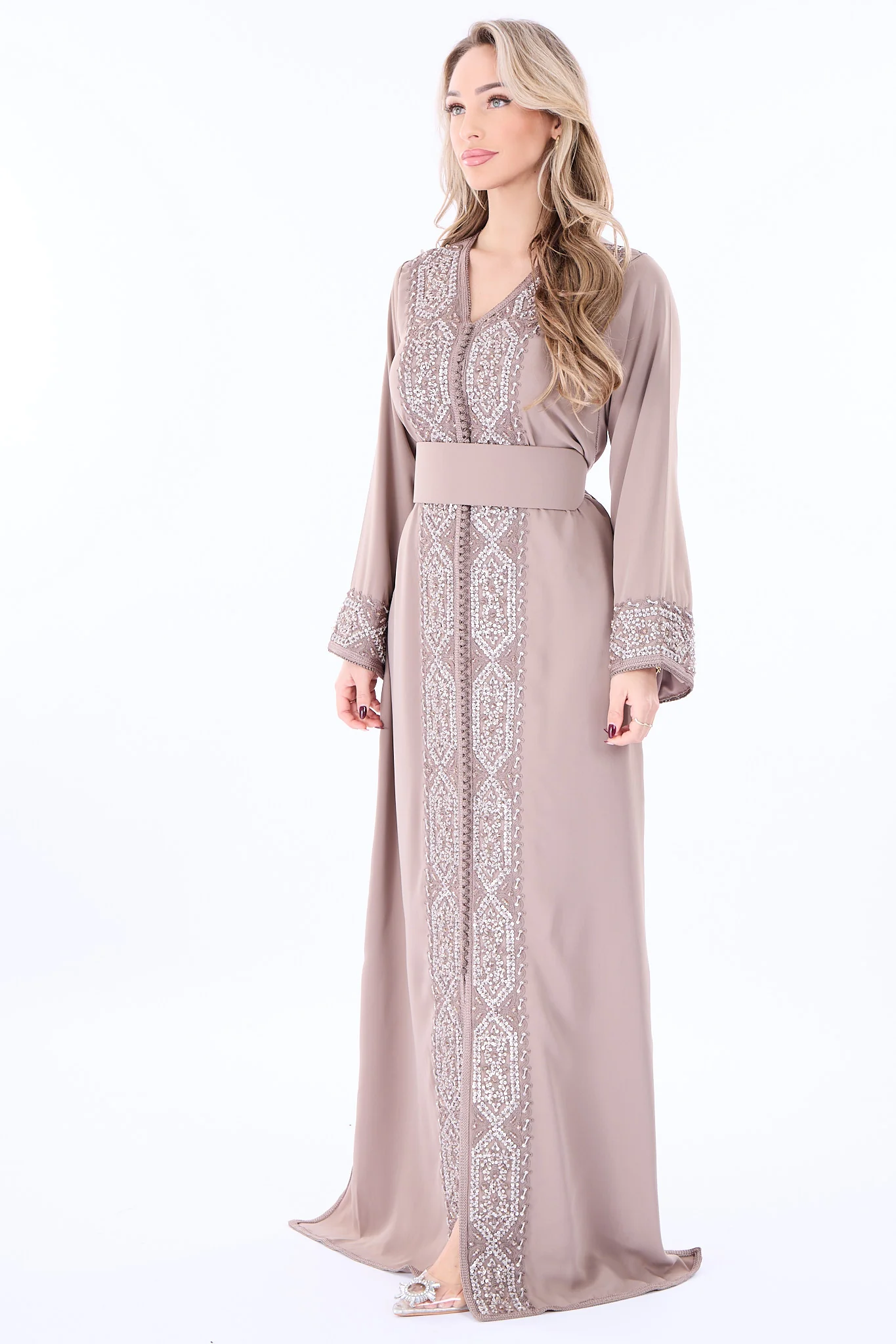Caftan Rasha Nude - Image 6