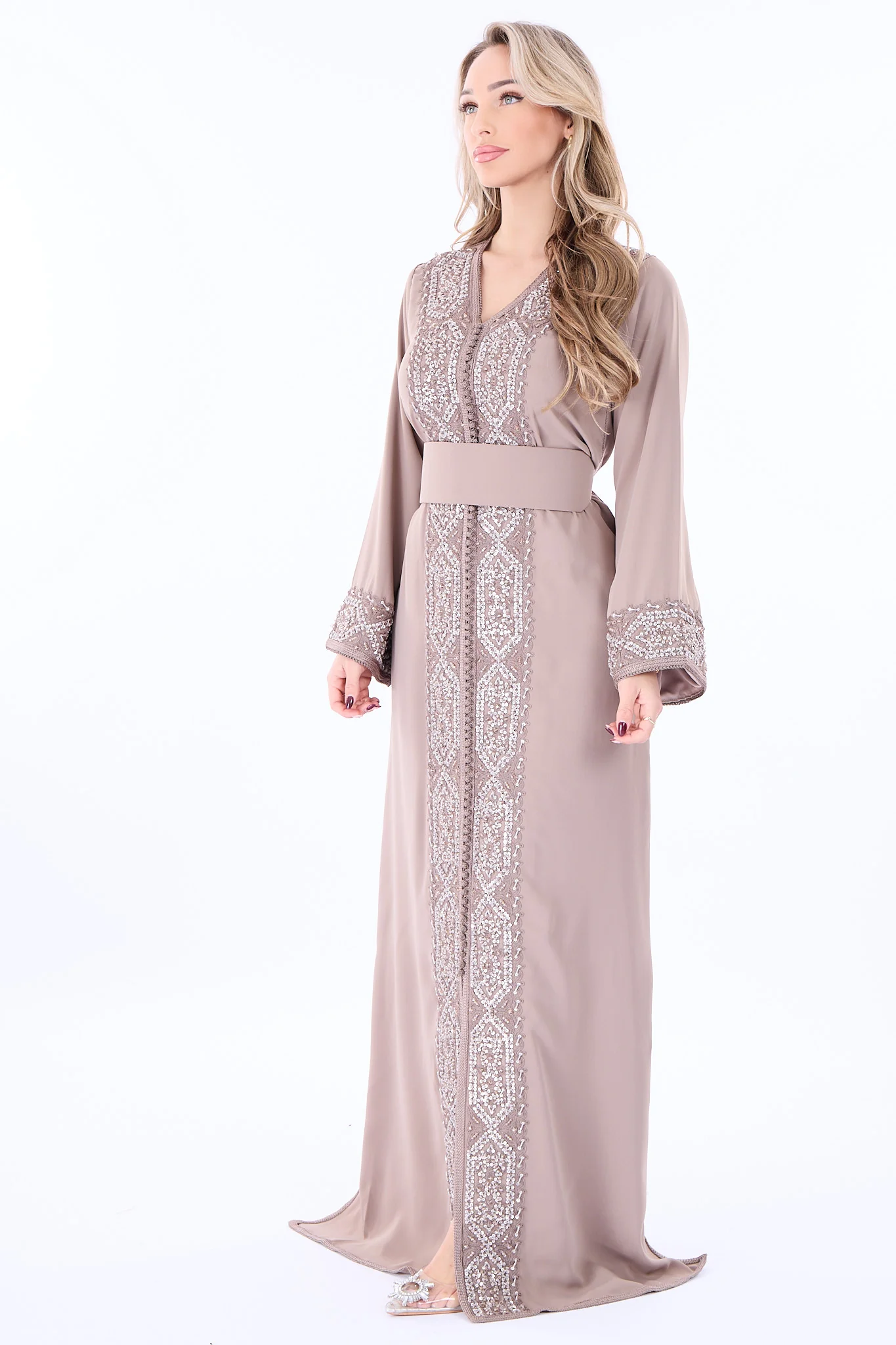 Caftan Rasha Nude - Image 8