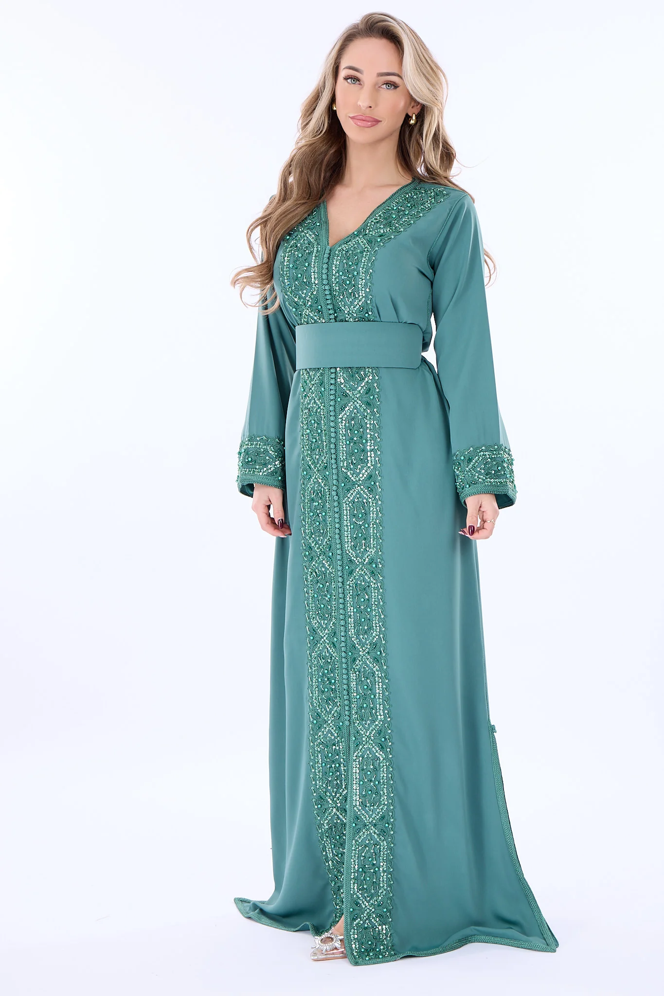 Caftan Rasha Darkseagreen - Image 6