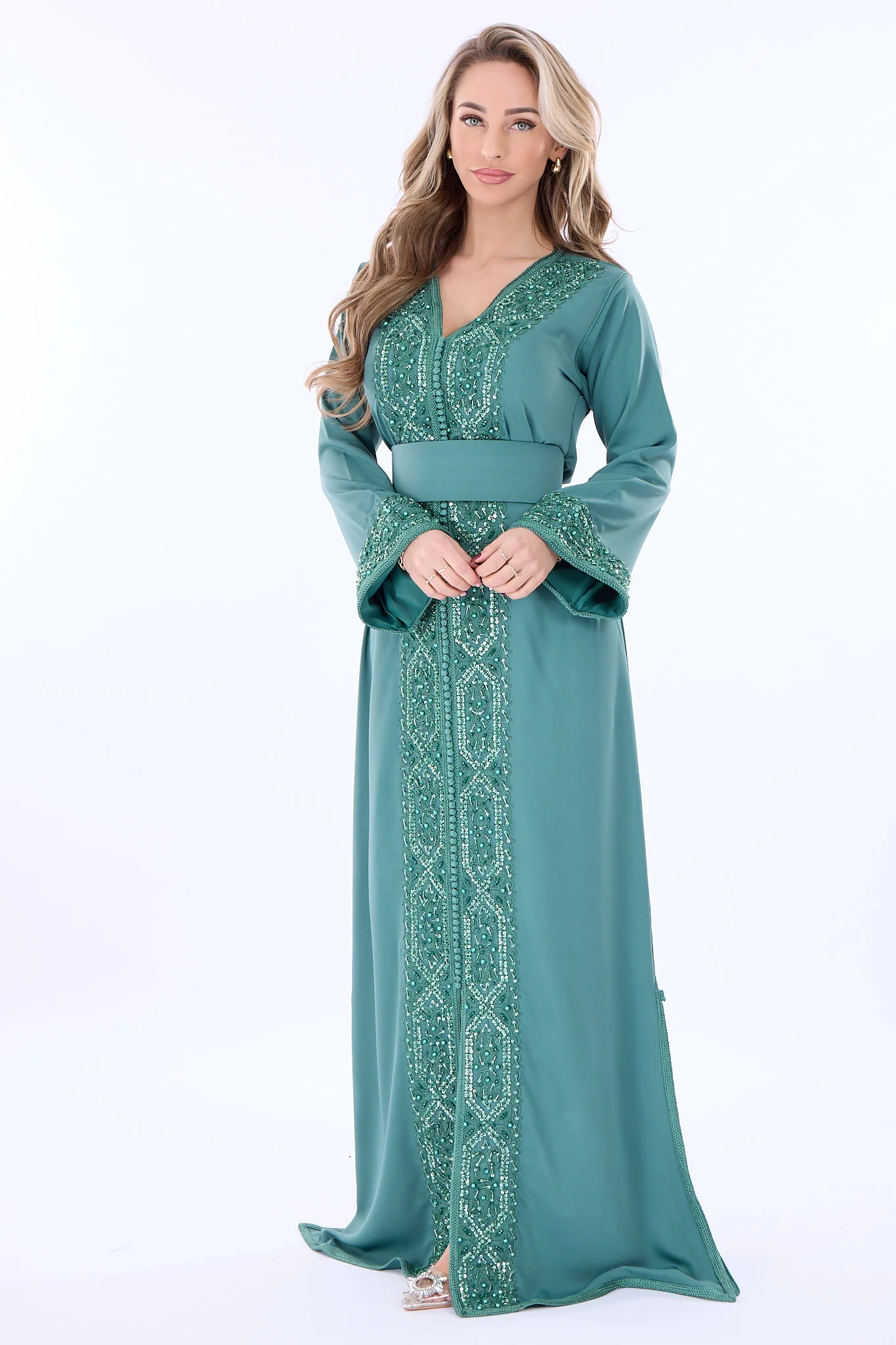 Caftan Rasha Darkseagreen - Image 7