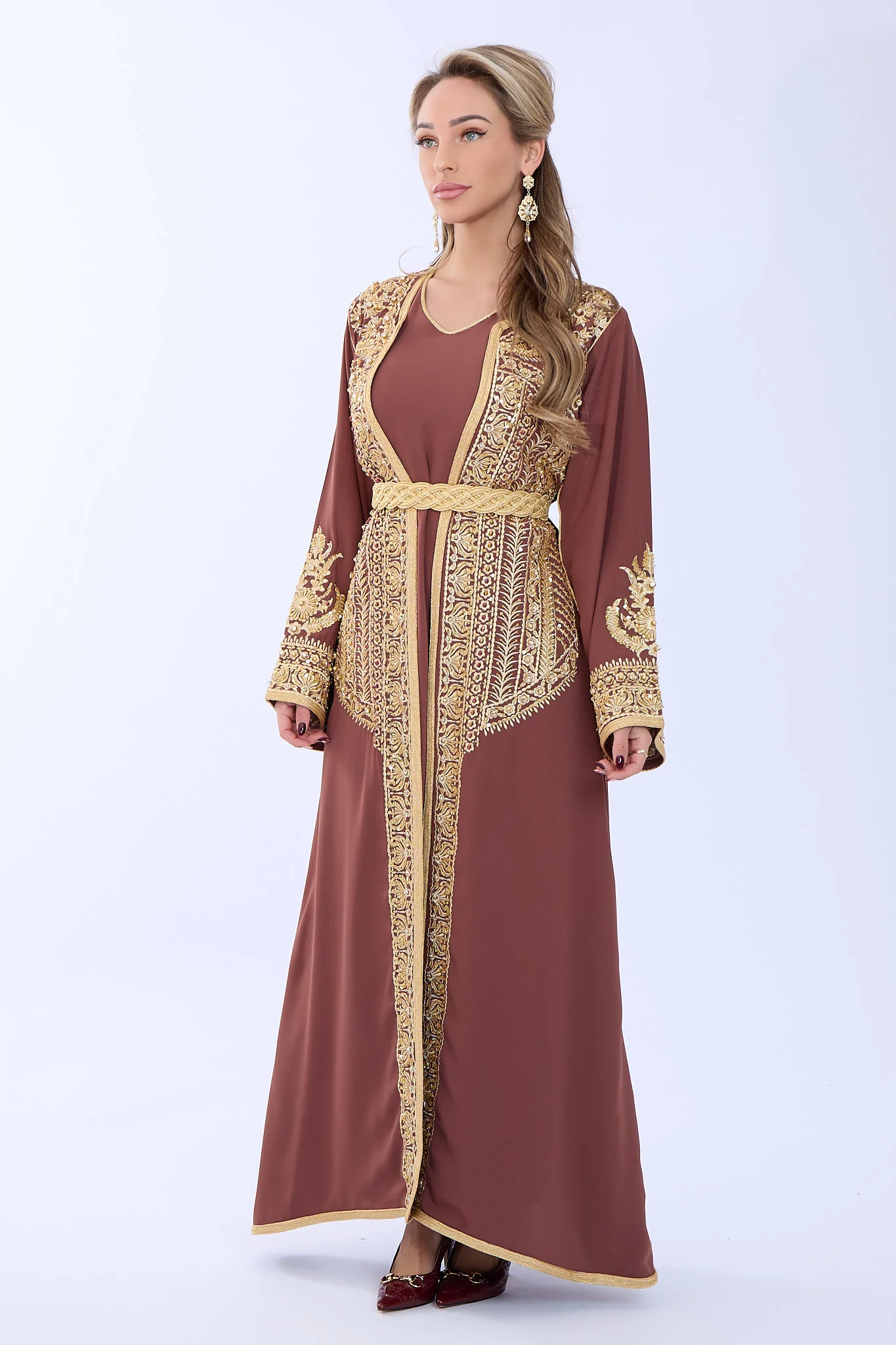 Caftan Reem Brown - Image 4