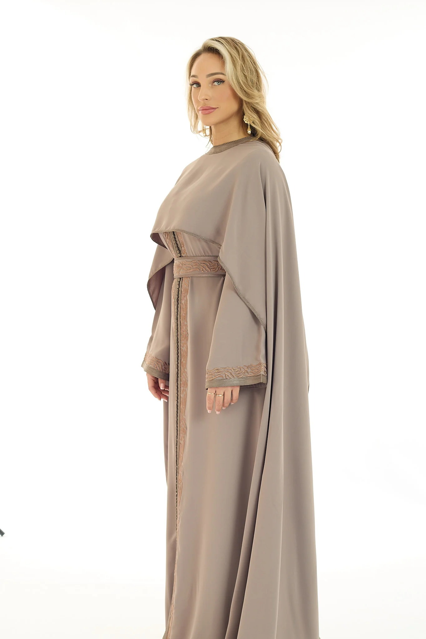 Caftan Rofayda Nude - Image 2