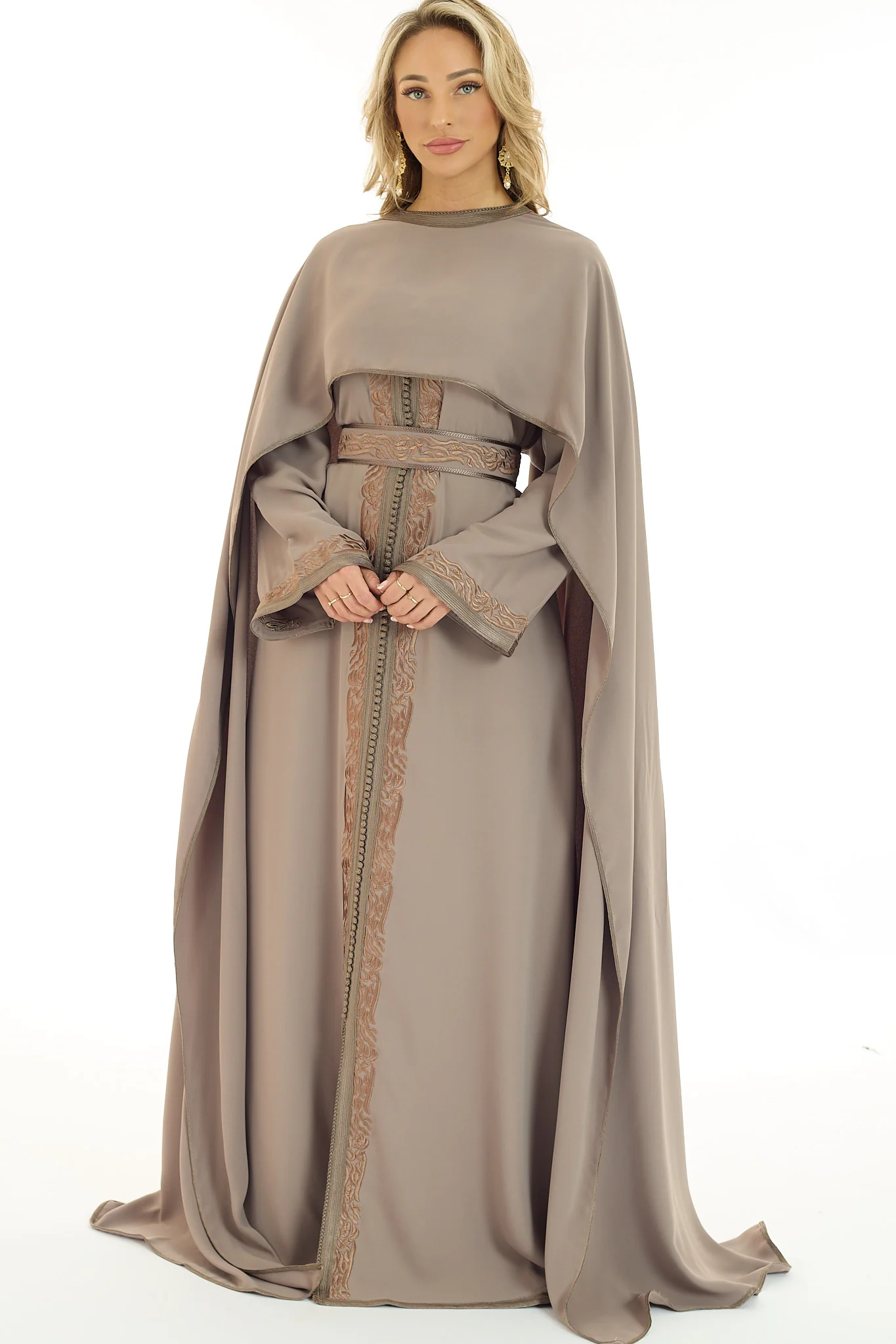 Caftan Rofayda Nude - Image 3