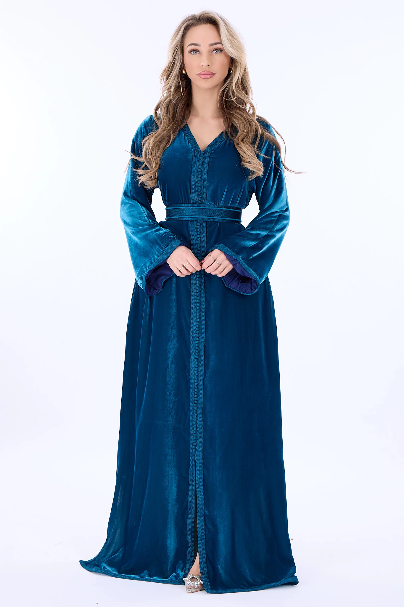 Caftan Sahar Blue Petrol - Image 3