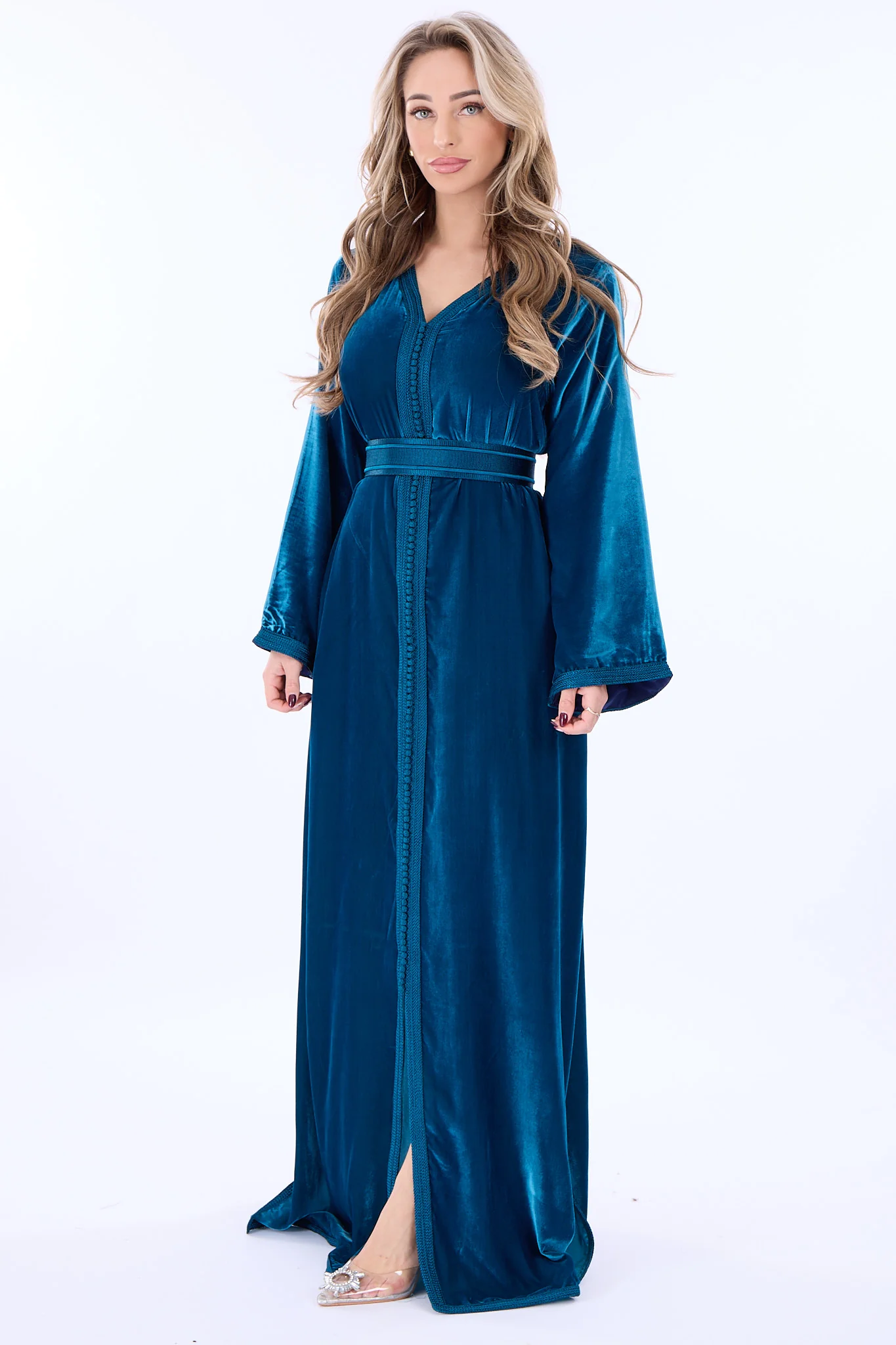 Caftan Sahar Blue Petrol - Image 5
