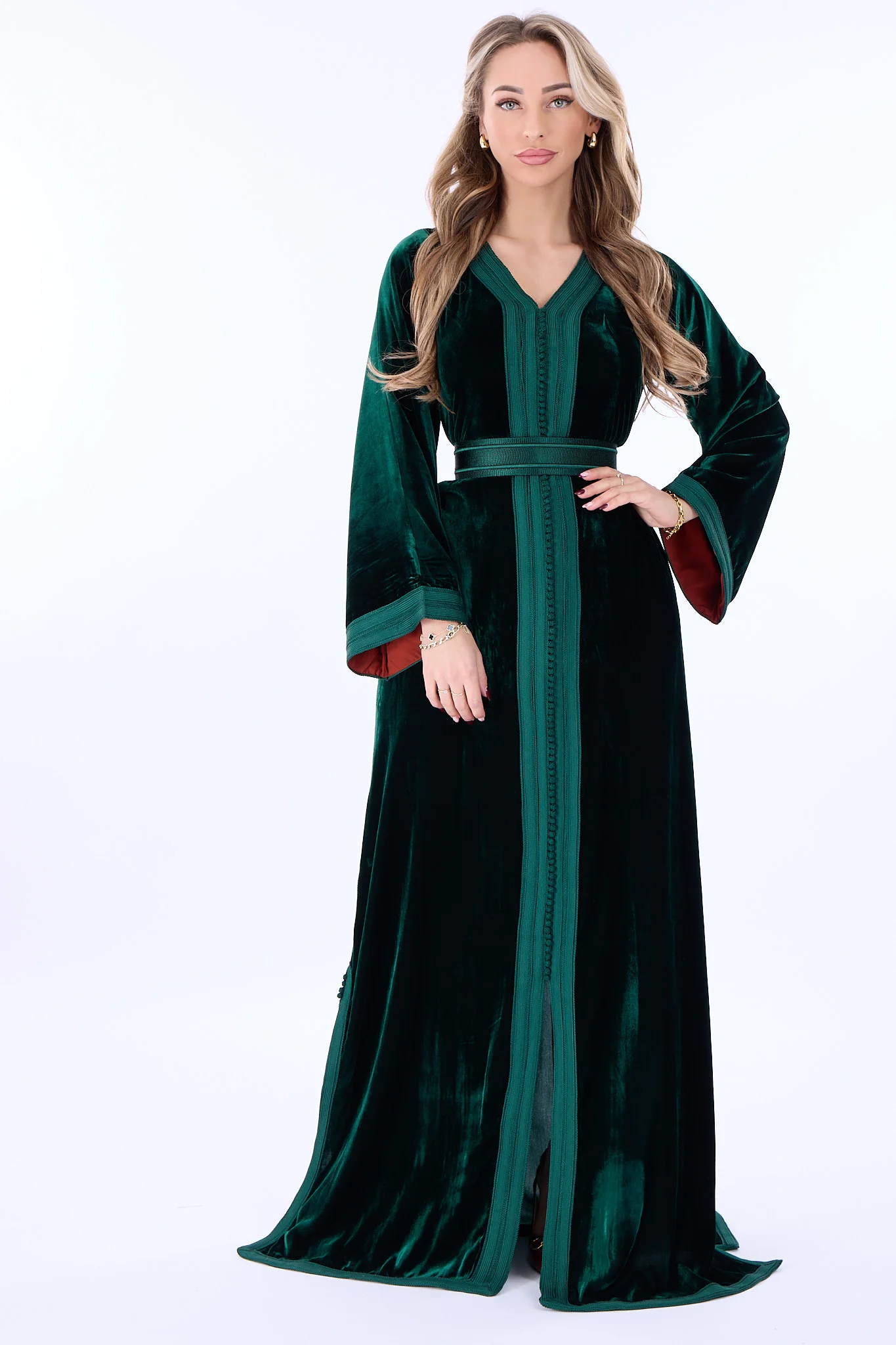 Caftan Sahar Darkgreen - Image 4