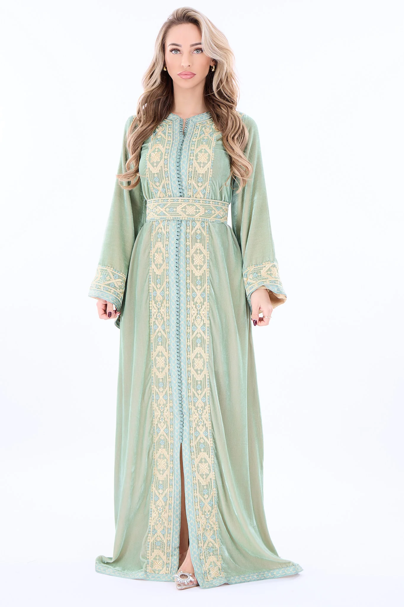 Caftan Sama Darkseagreen - Image 5