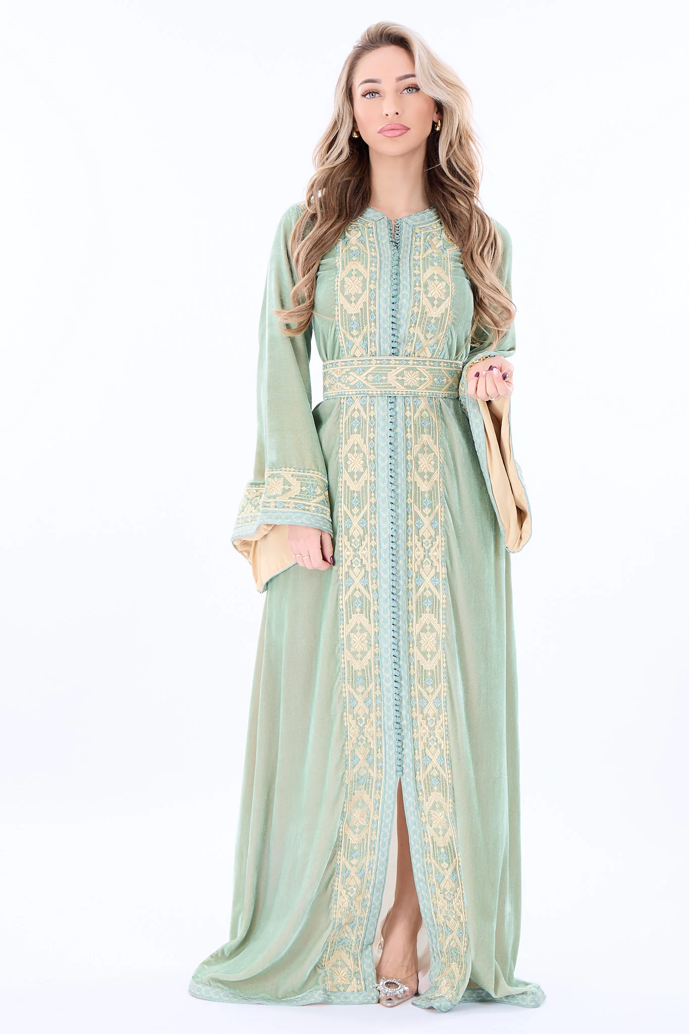 Caftan Sama Darkseagreen - Image 7