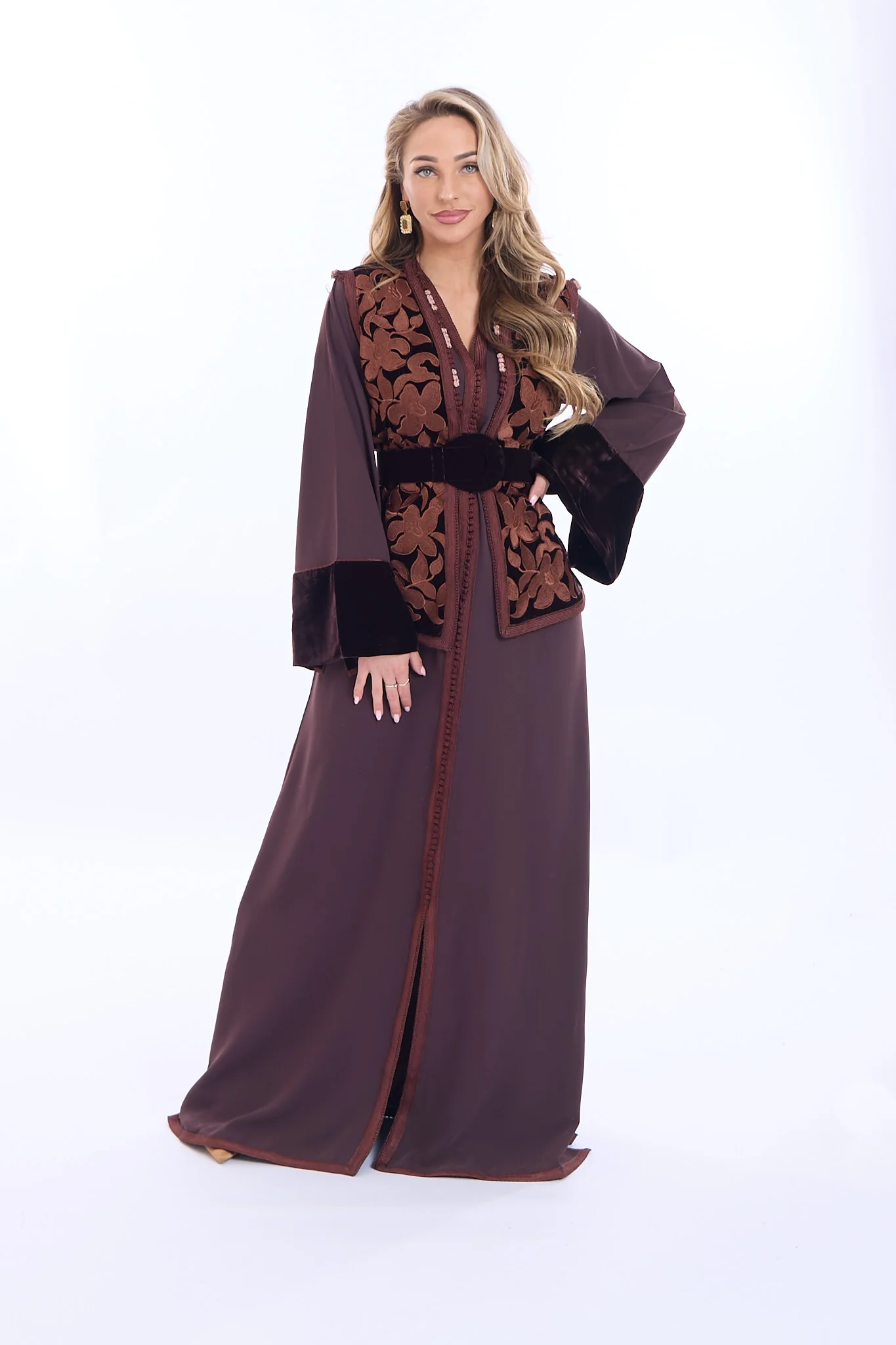 Caftan Solana Brown - Image 7