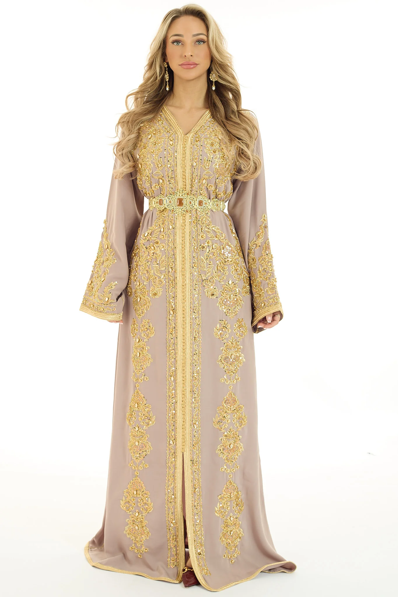Caftan Souhaila Nude - Image 2