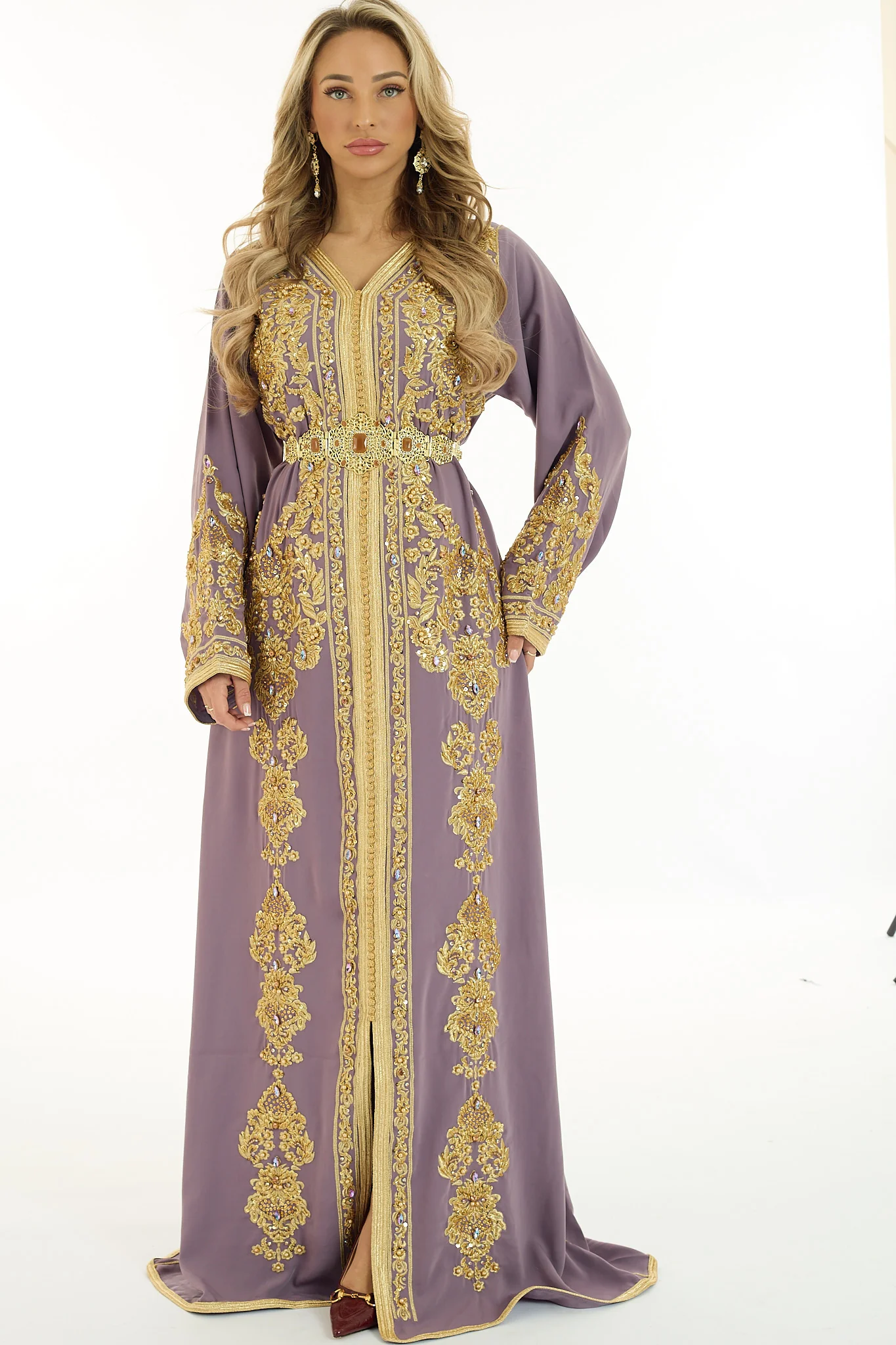 Caftan Souhaila Violet - Image 2
