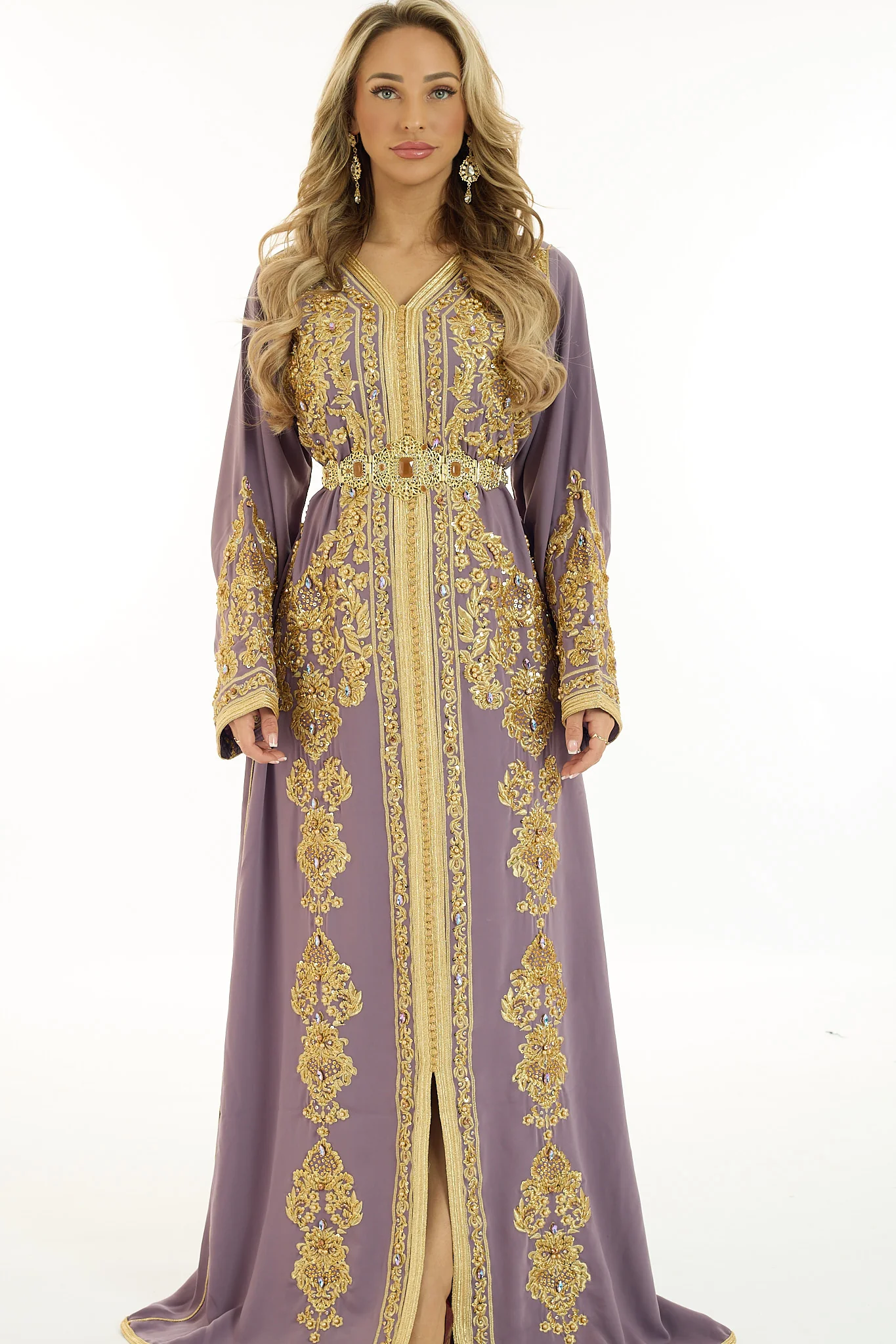 Caftan Souhaila Violet - Image 3