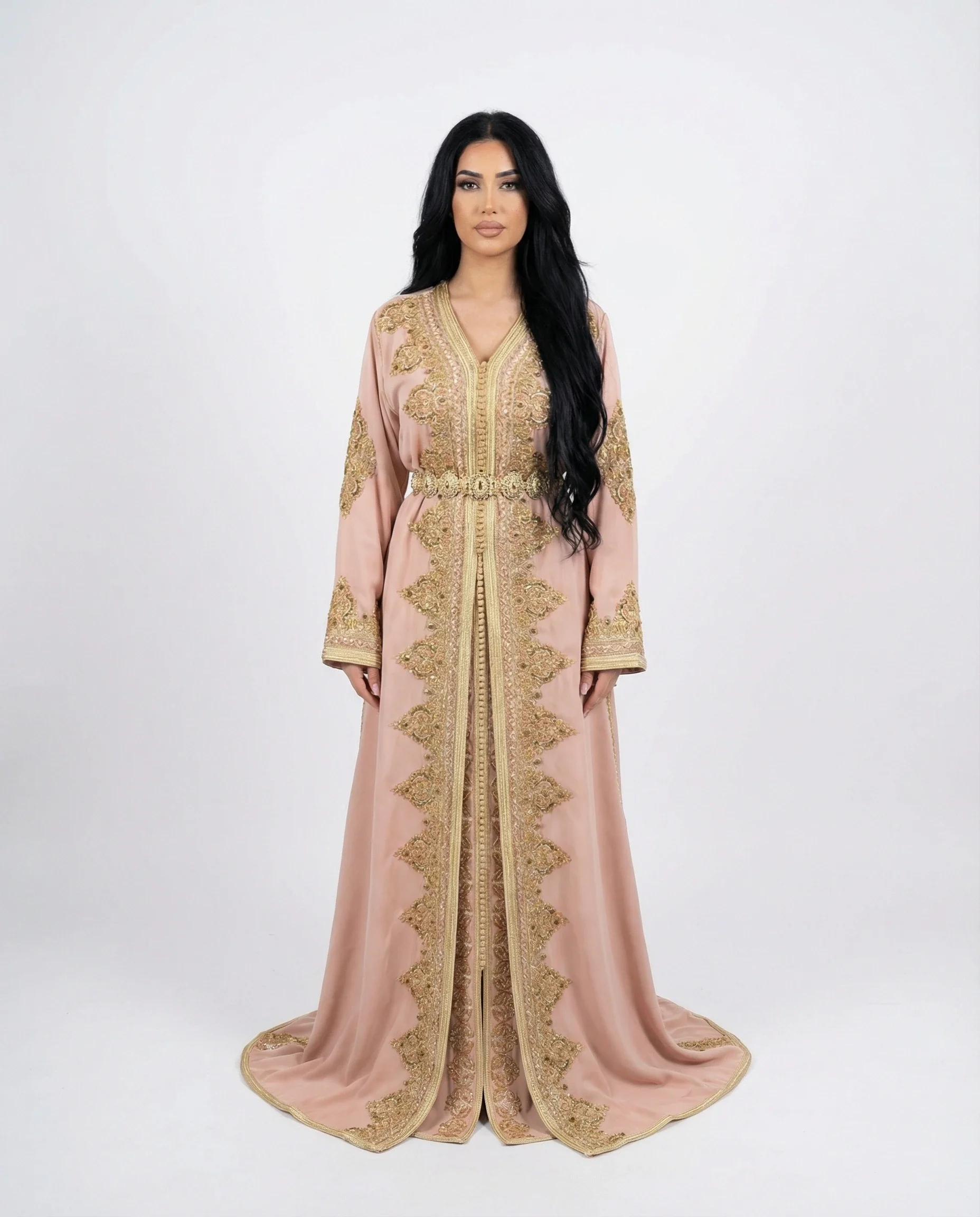 Caftan Zena Salmon - Image 2