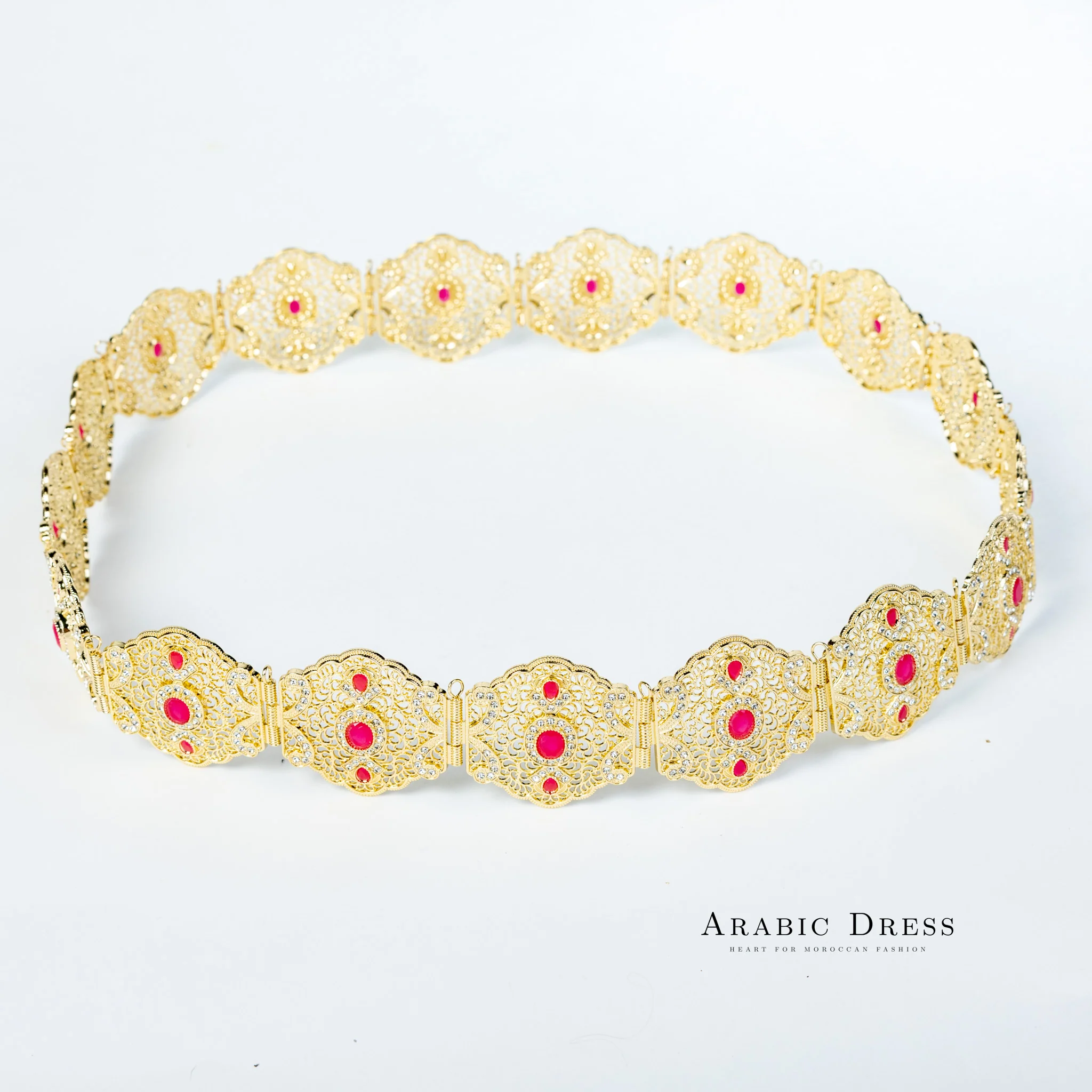 Ahri Gold/Fuchsia Belt - Image 2