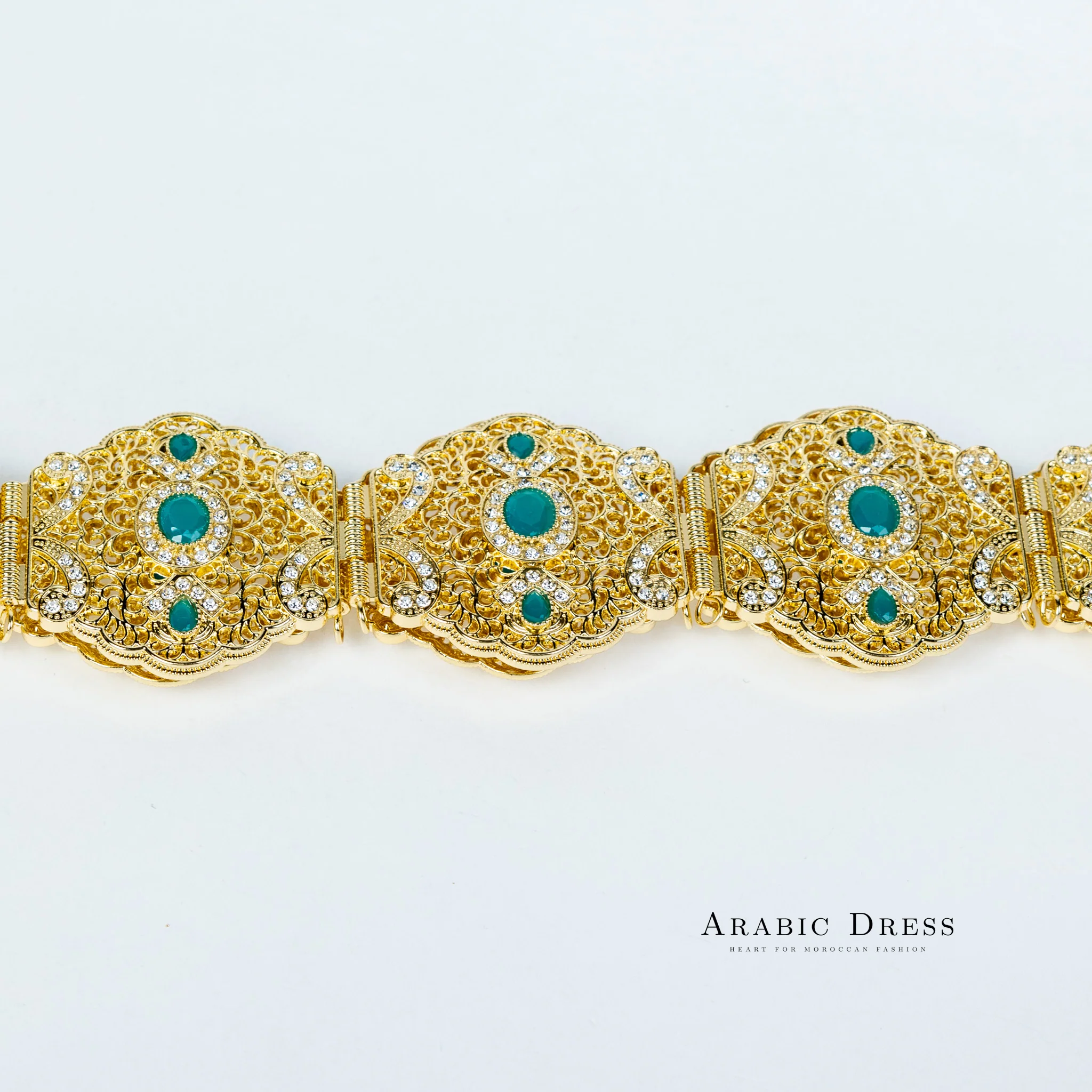 Ahri Gold/Teal Belt - Image 3