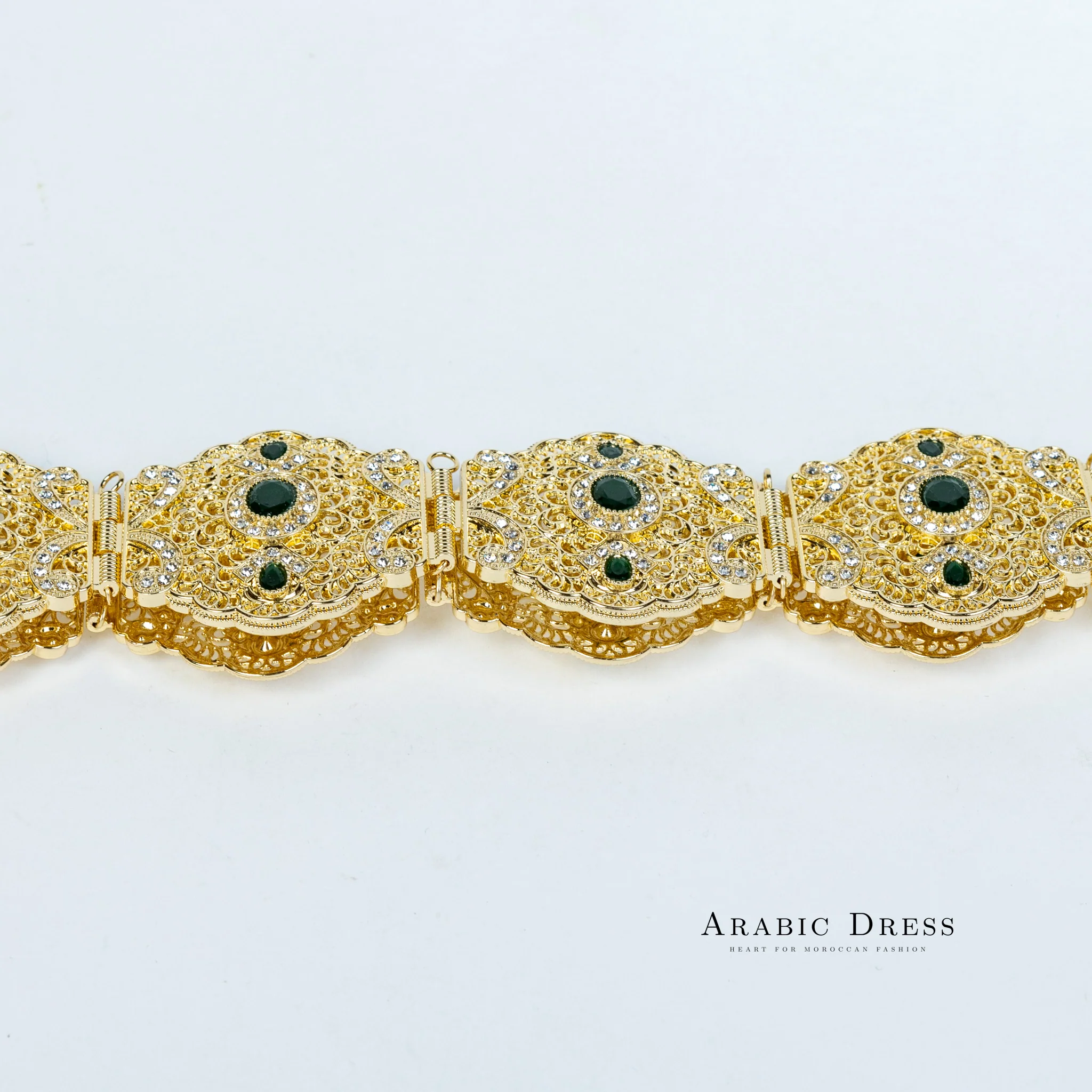 Ahri Gold/Darkgreen Belt - Image 3