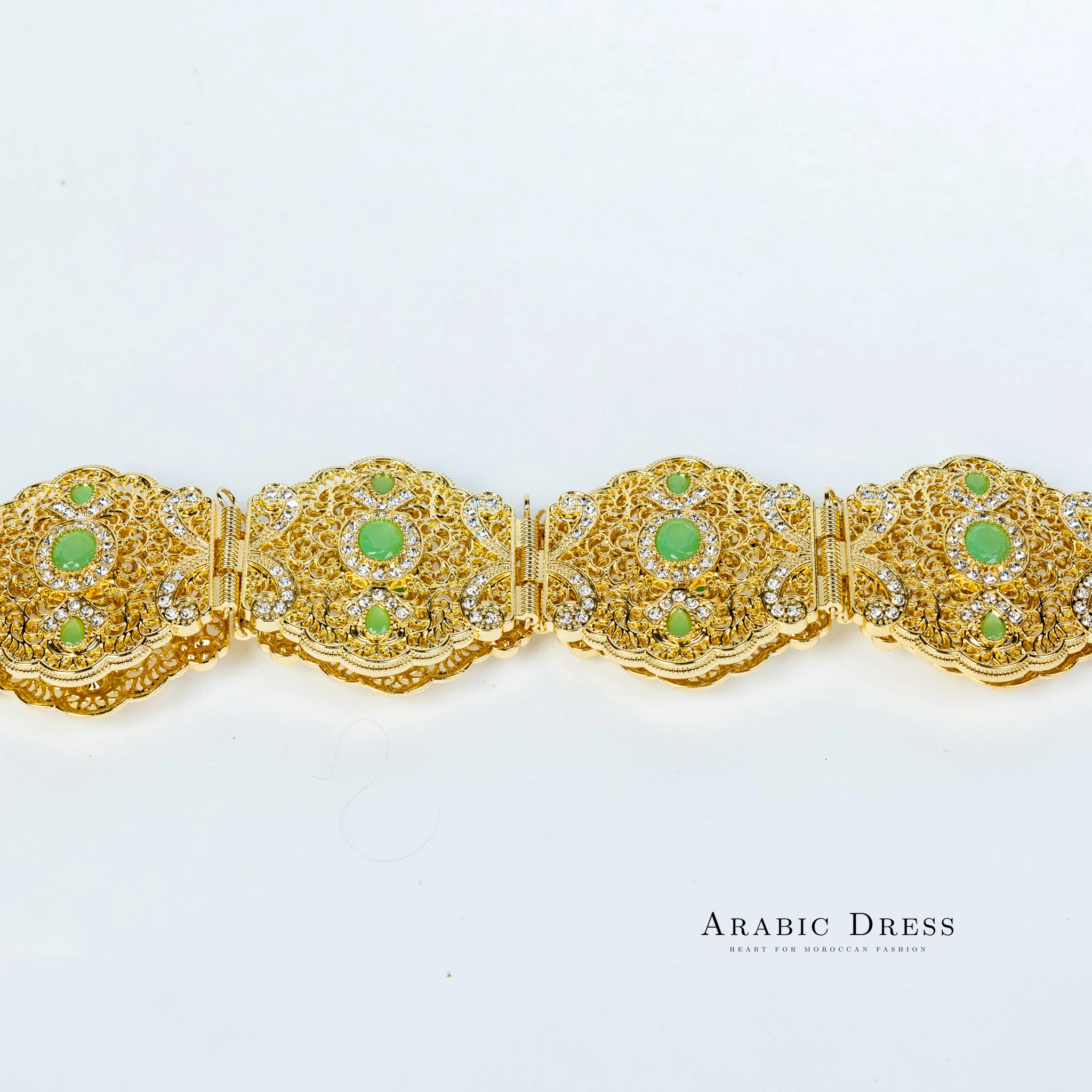 Ahri Gold/Mintgreen Belt - Image 3