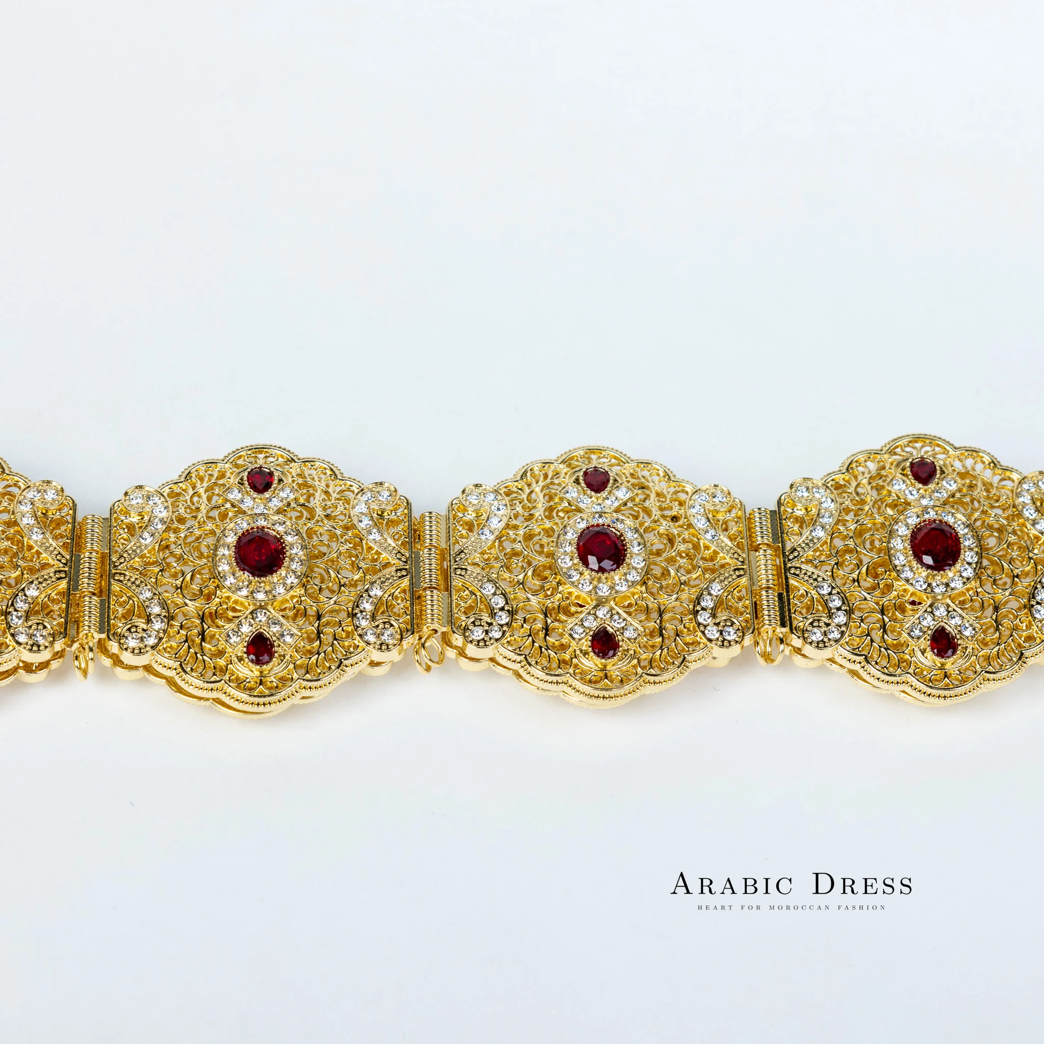 Ahri Gold/Bordeaux Belt - Image 3