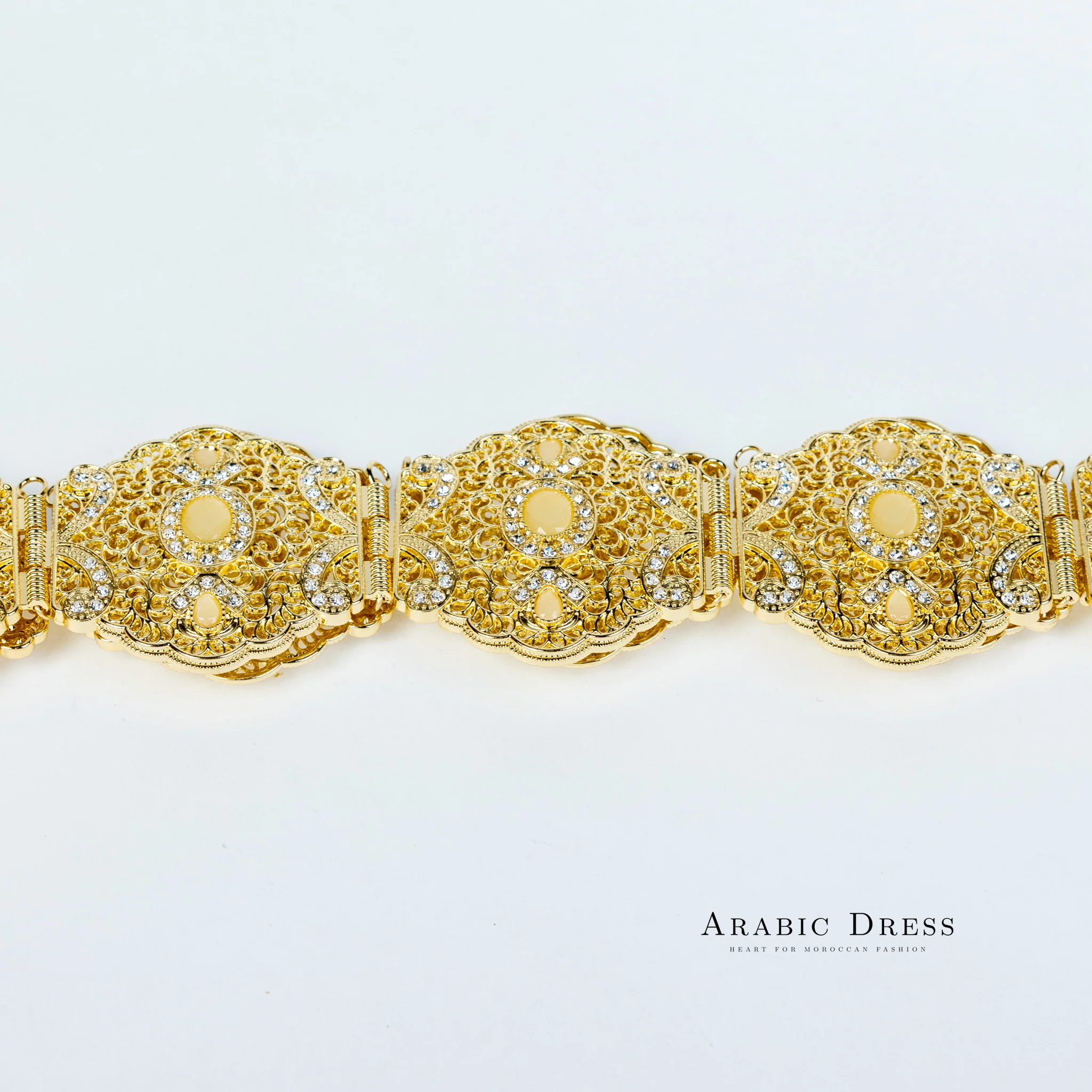 Ahri Gold/Creme Belt - Image 3