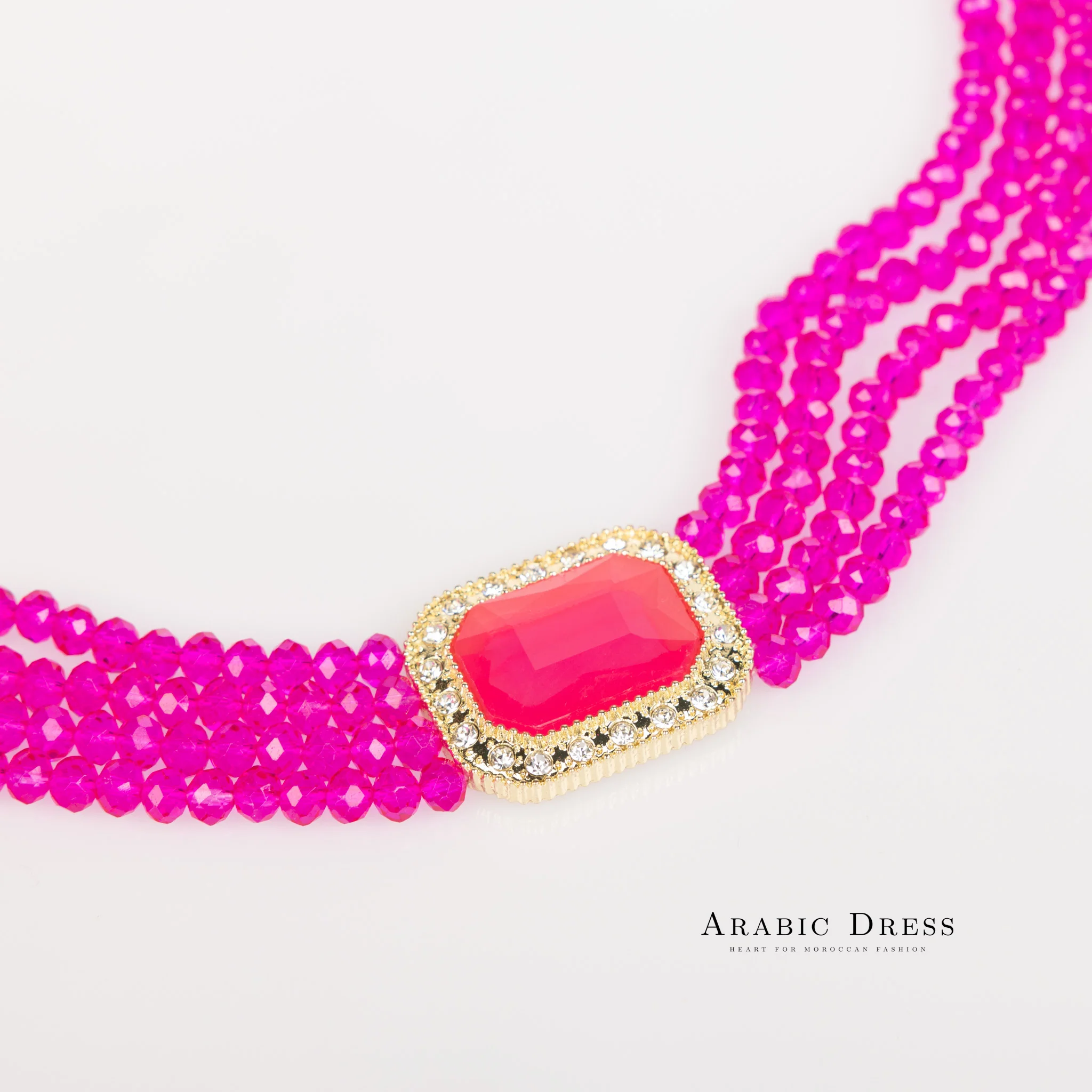Fuchsia Mi-So Necklace set - Image 2