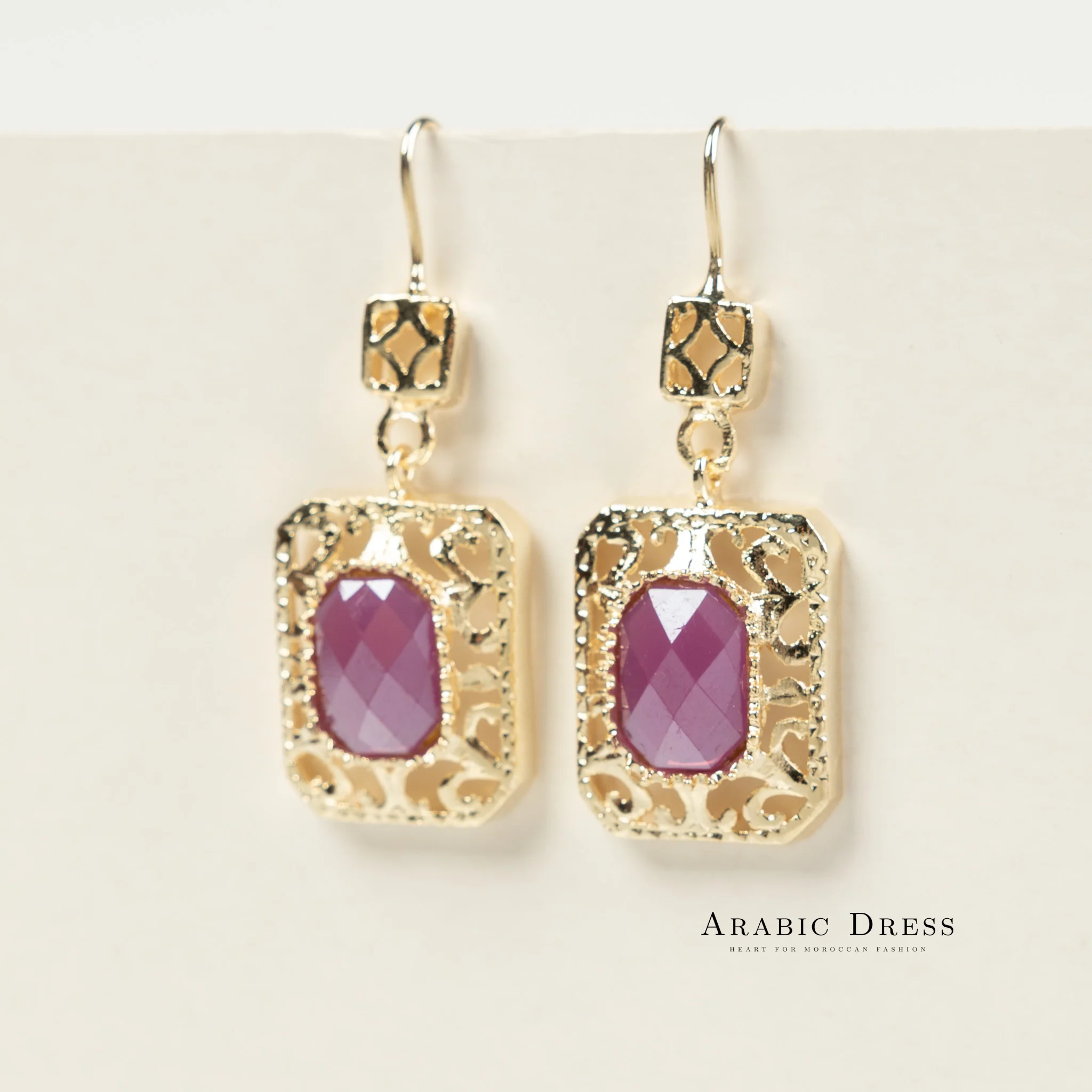 purple pearl Nifa necklace set - Image 3