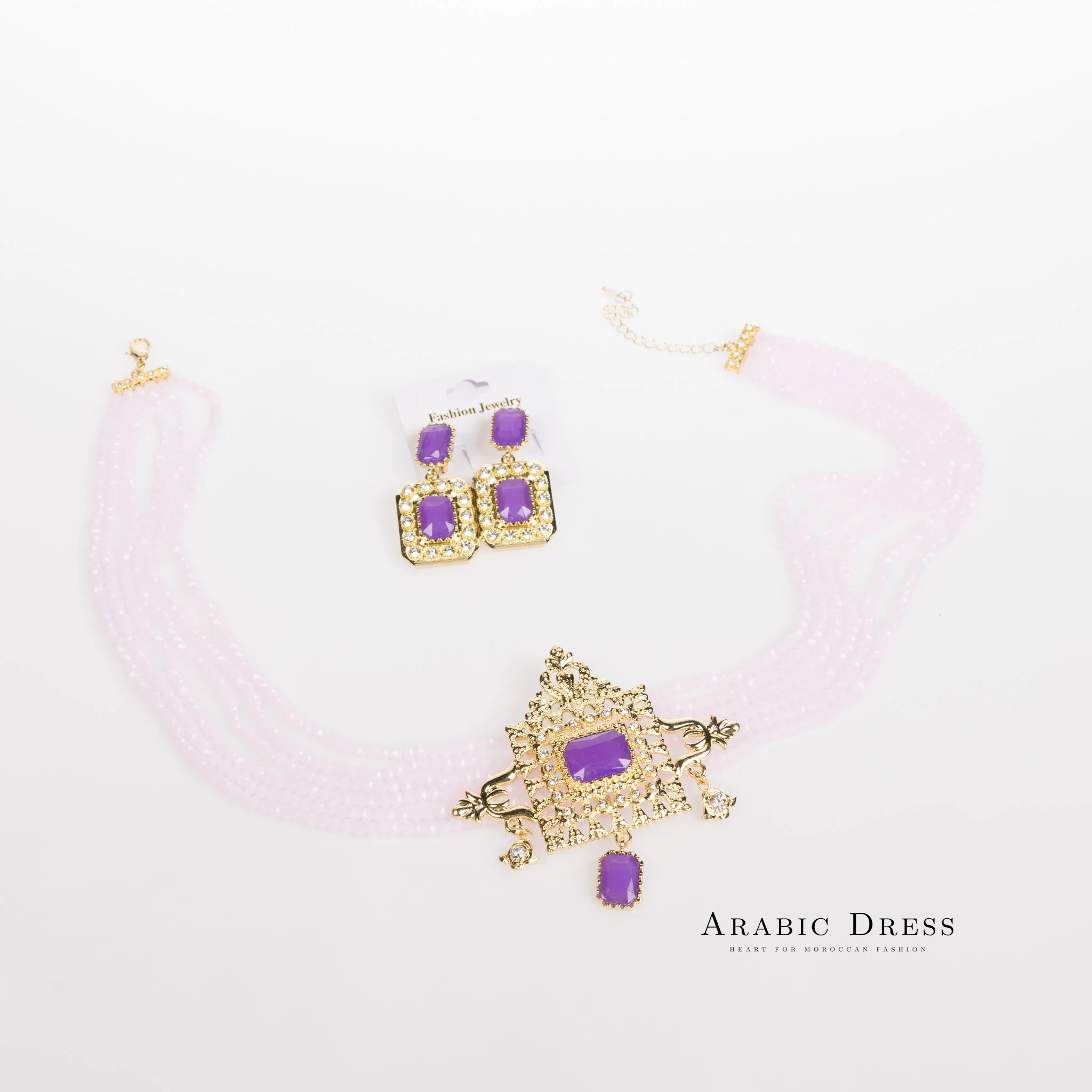 Violet Youra Necklace set - Image 2