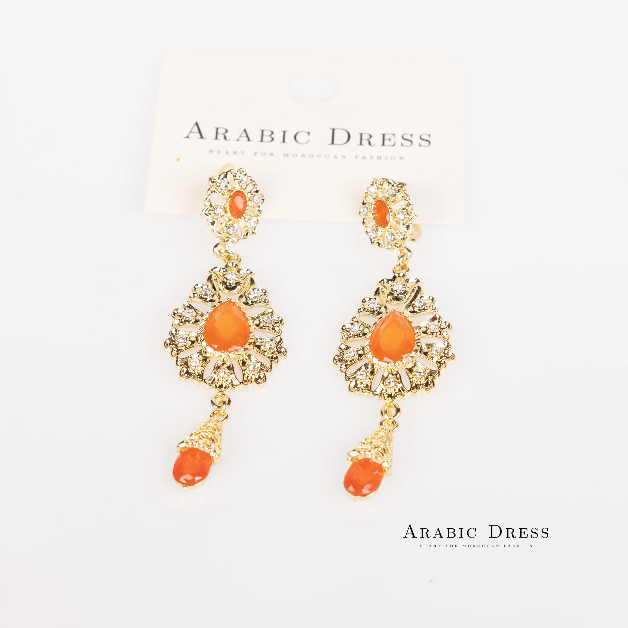 Orange Ara Earrings - Image 2