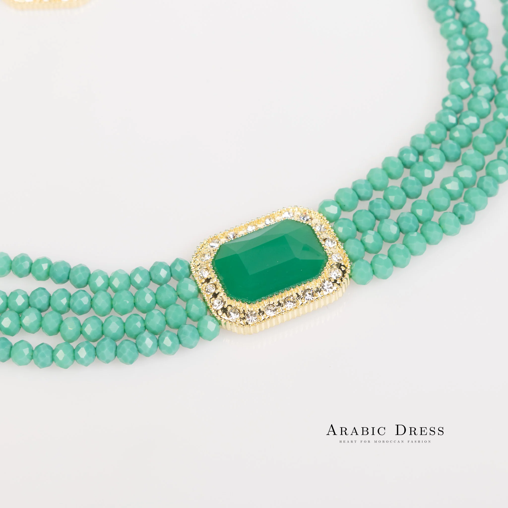 Teal Mi-So Necklace set - Image 2