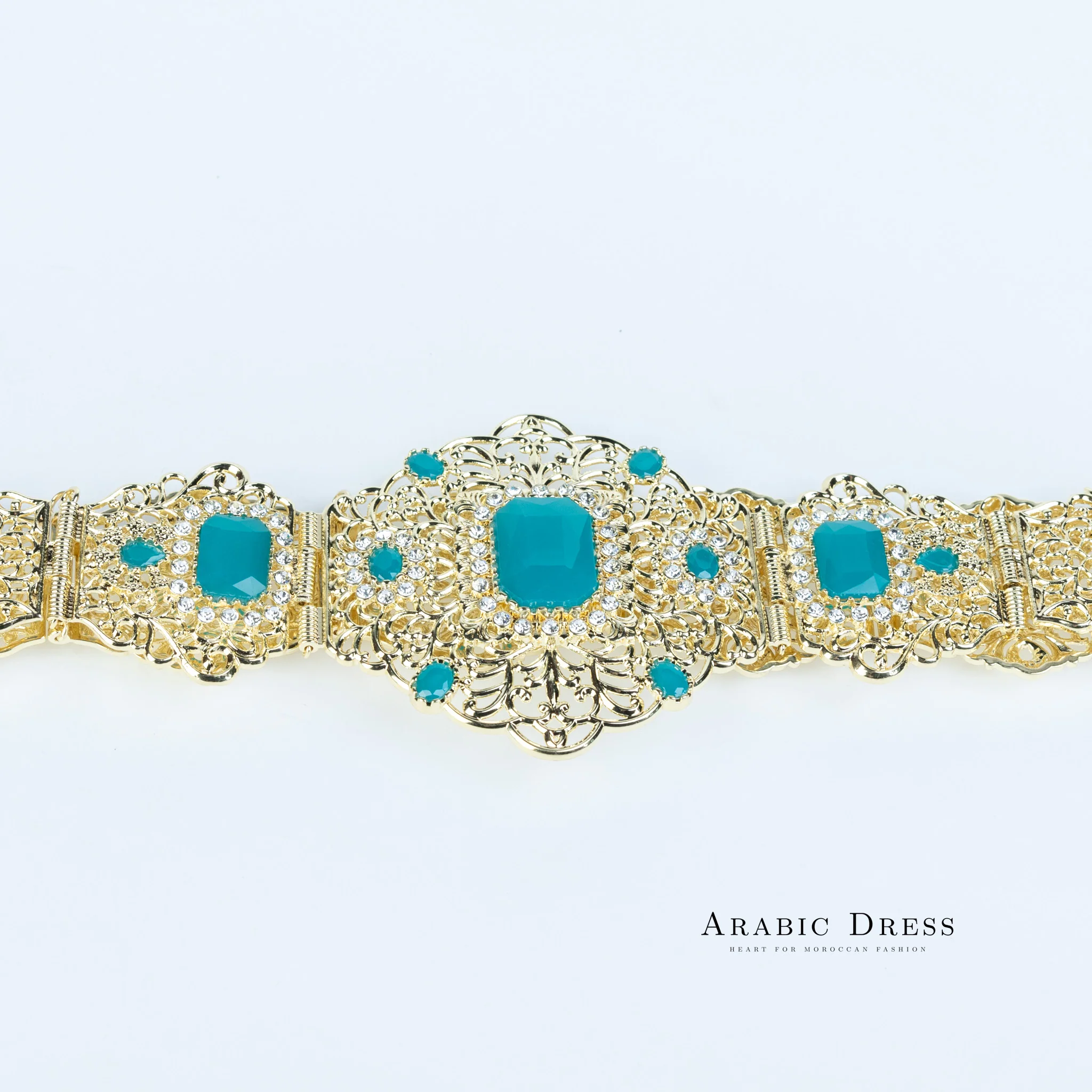 Bora Gold/Teal Belt - Image 3