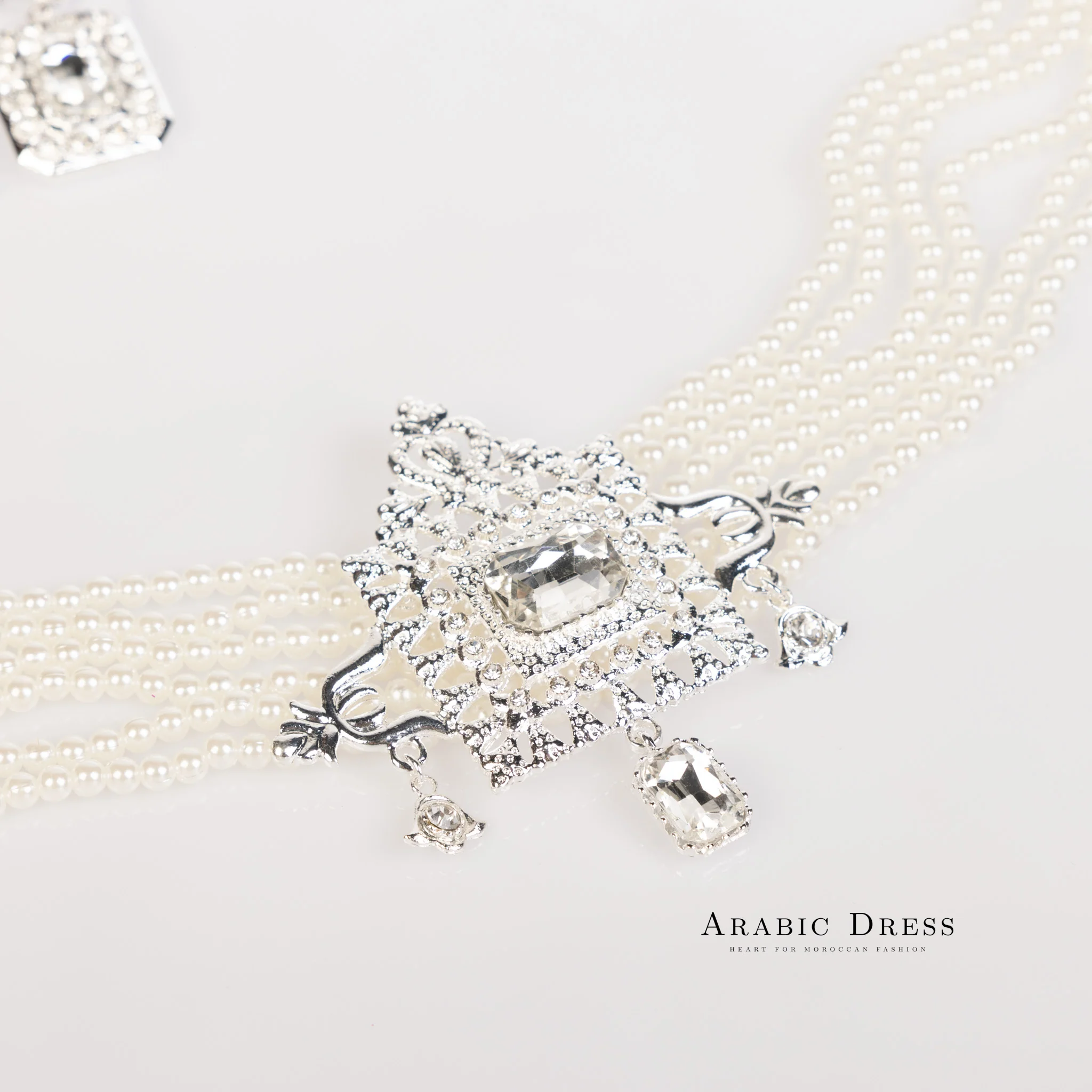 Silver Youra Necklace set