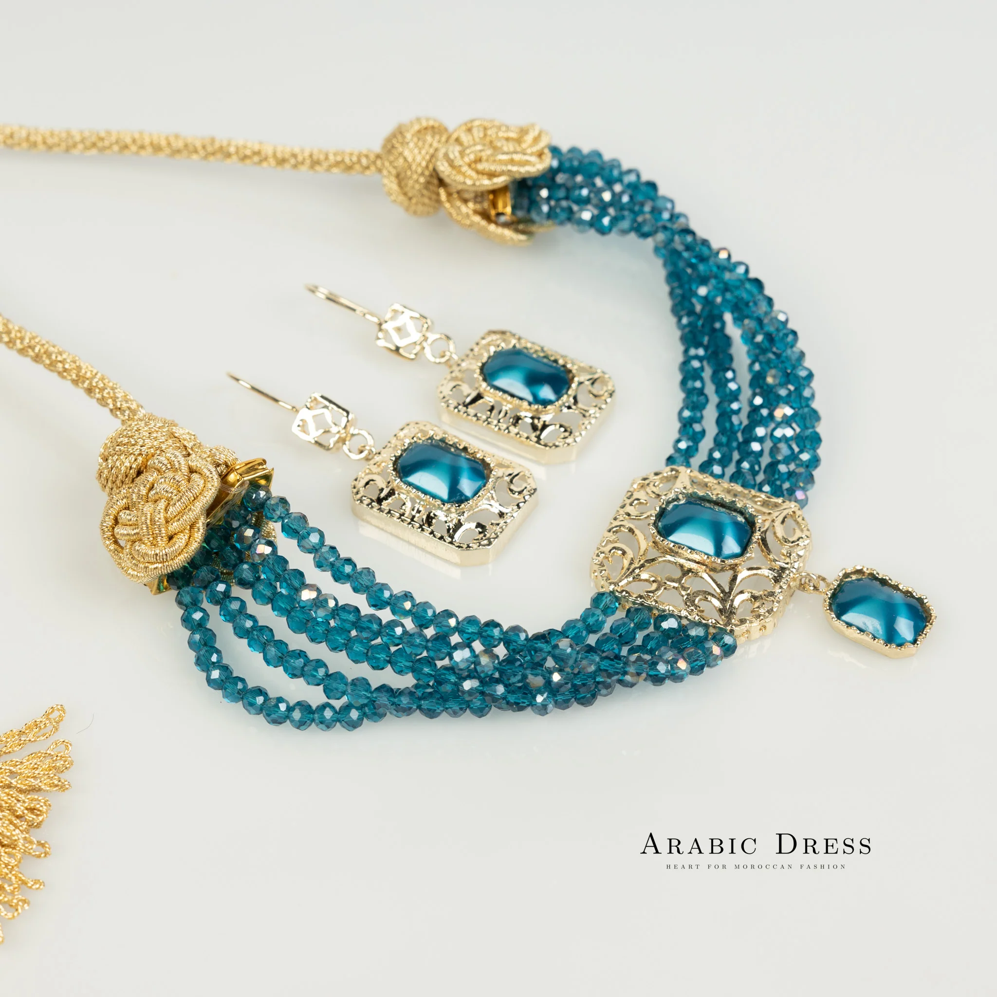 Blue Nifa necklace set - Image 2