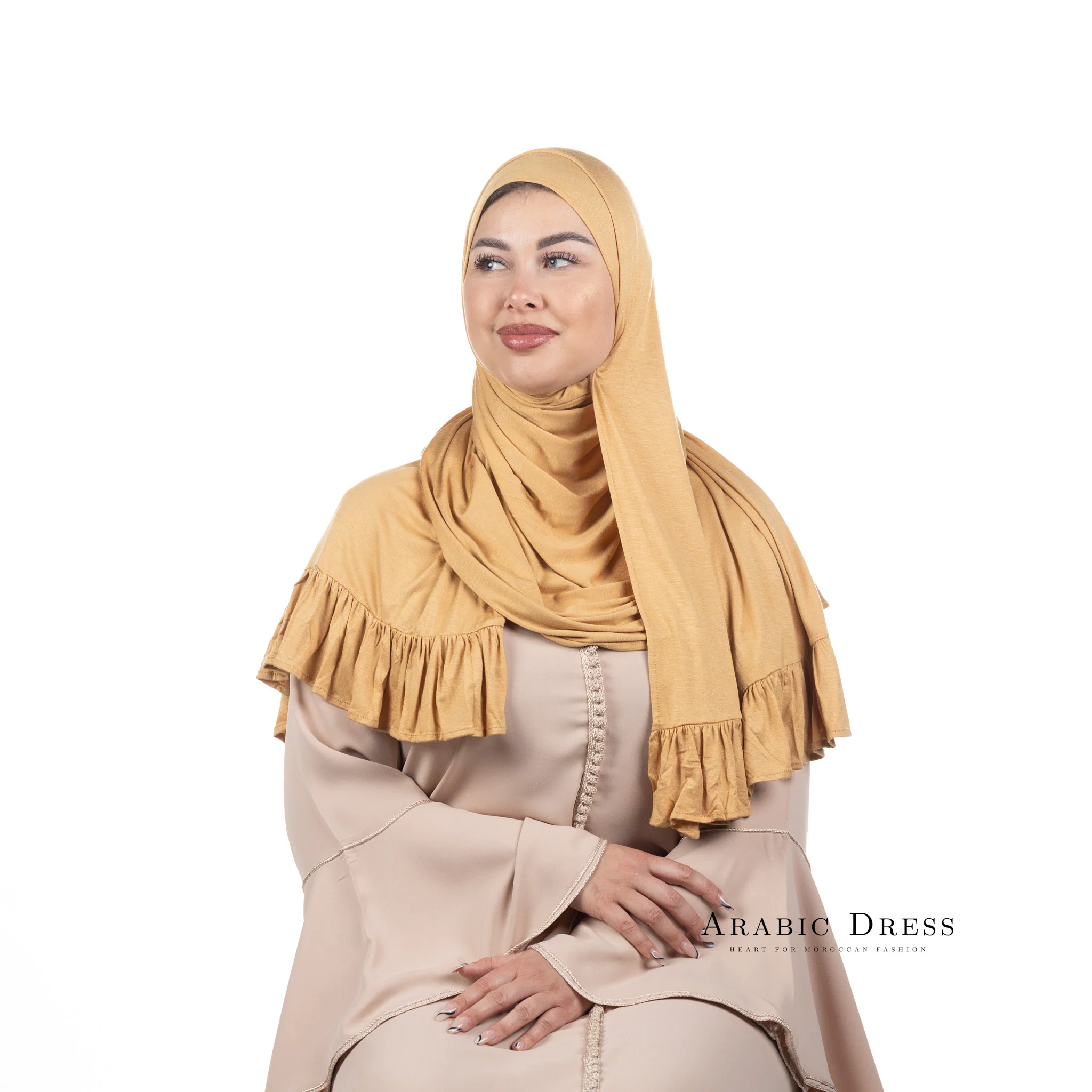 Jersey Hijab Luna Golden - Image 2