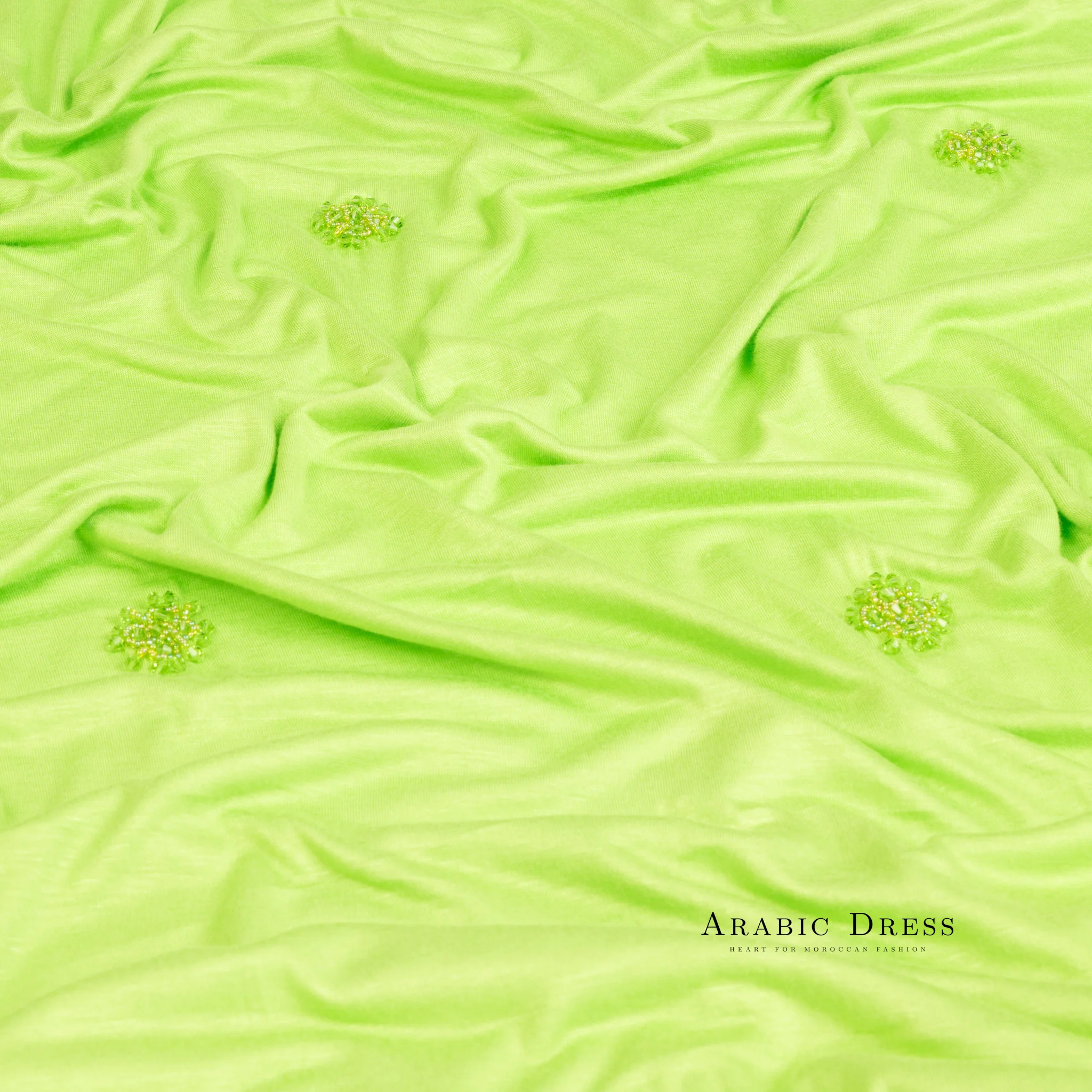 Jersey Hijab Zaya Lime Green - Image 3