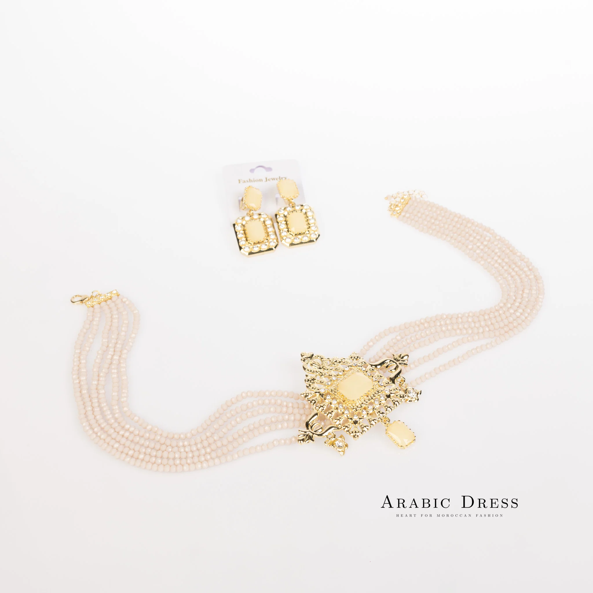 Creme Youra Necklace set - Image 3