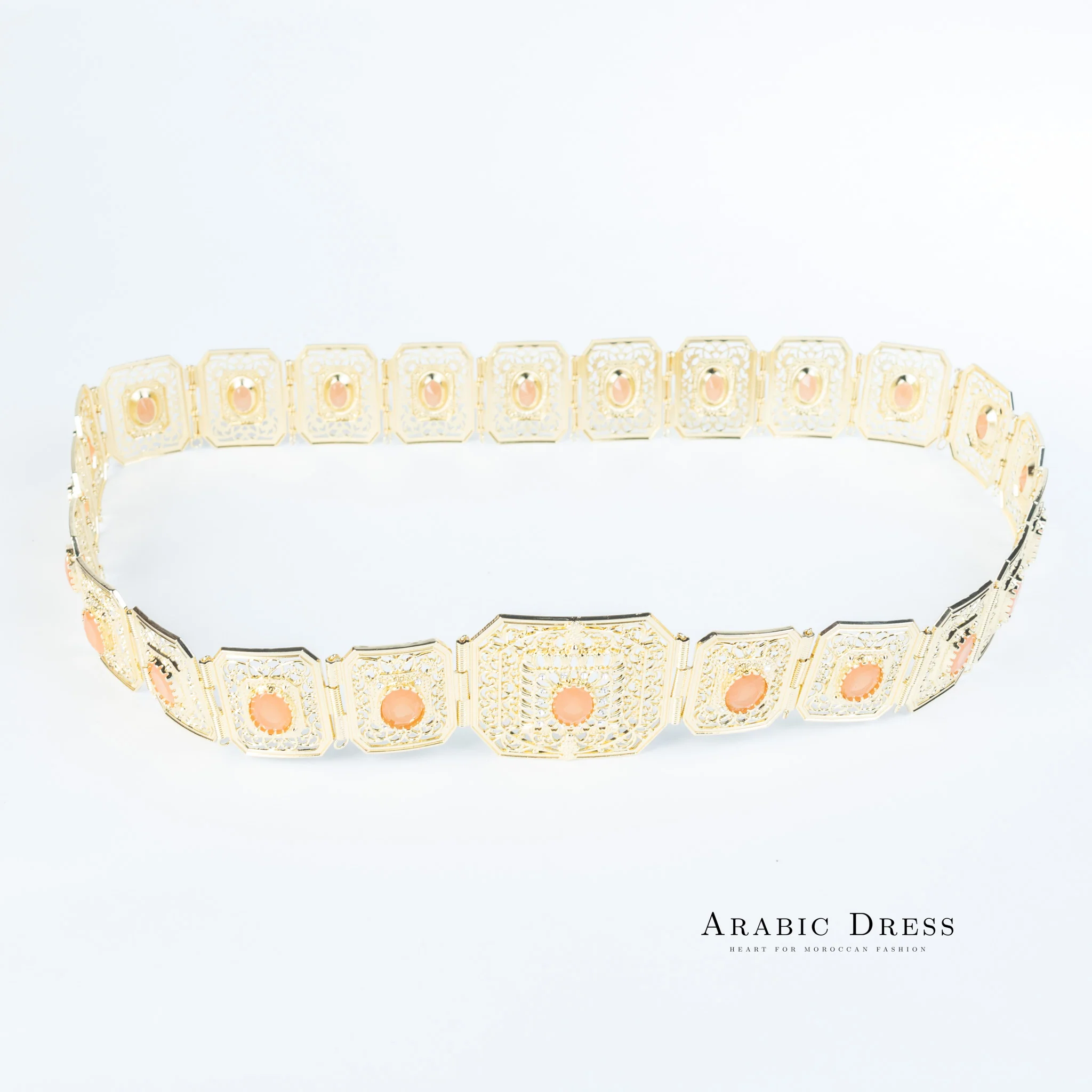 Micha Gold/Salmon Belt - Image 2