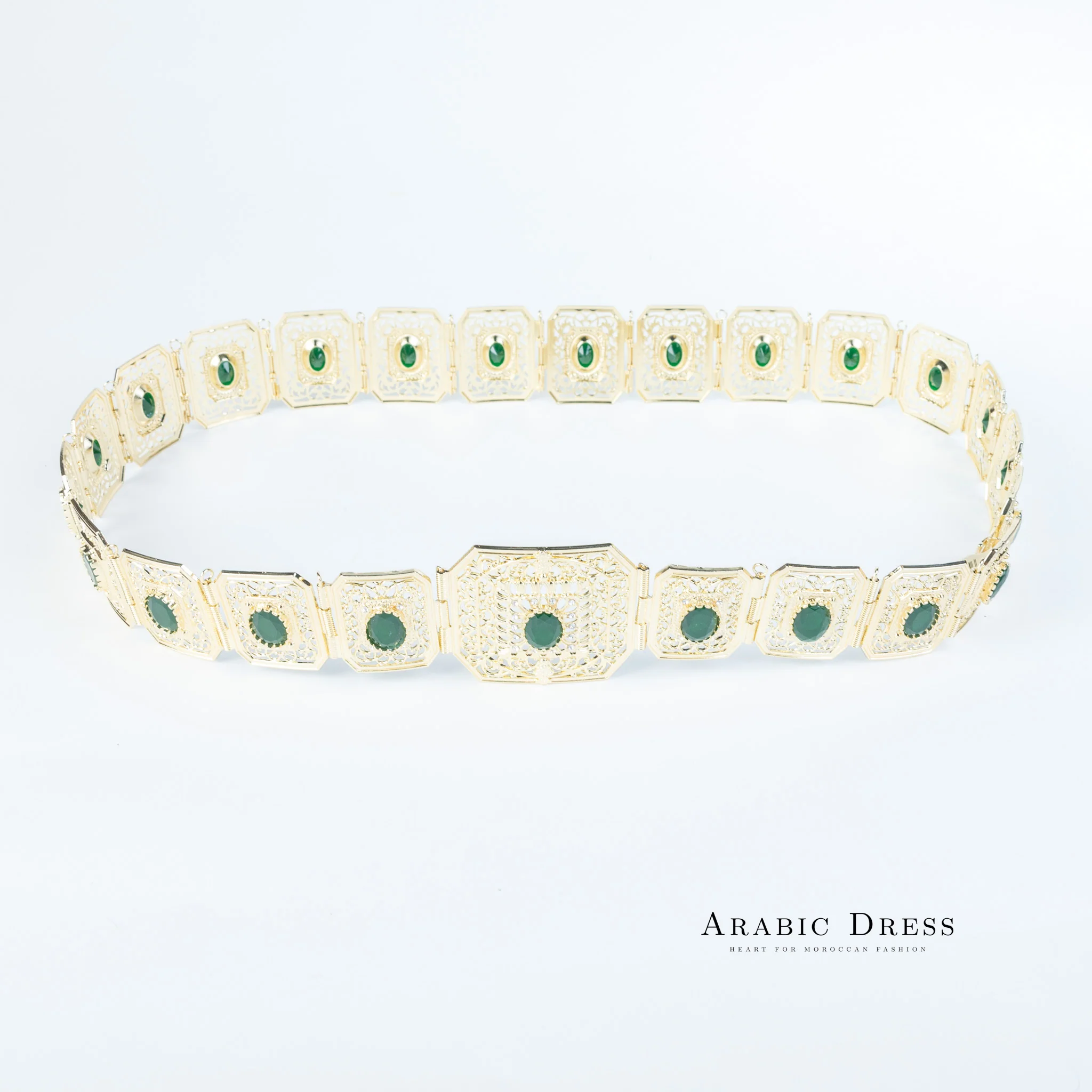 Micha Gold/Darkgreen Belt - Image 2