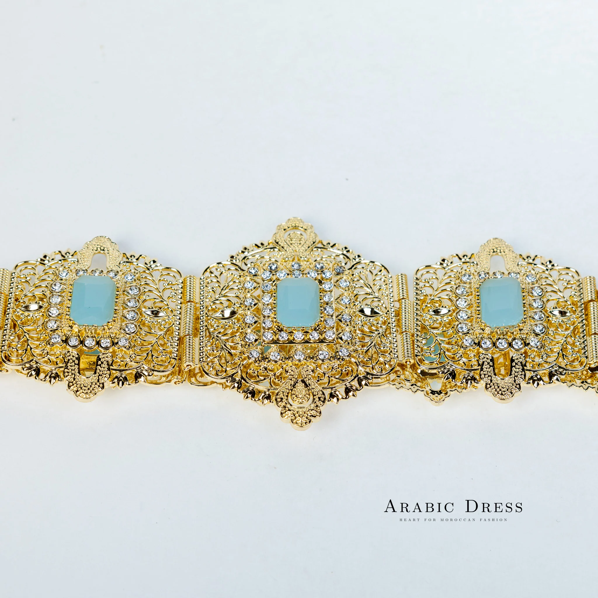 Mihi Gold/Turquoise Belt - Image 3