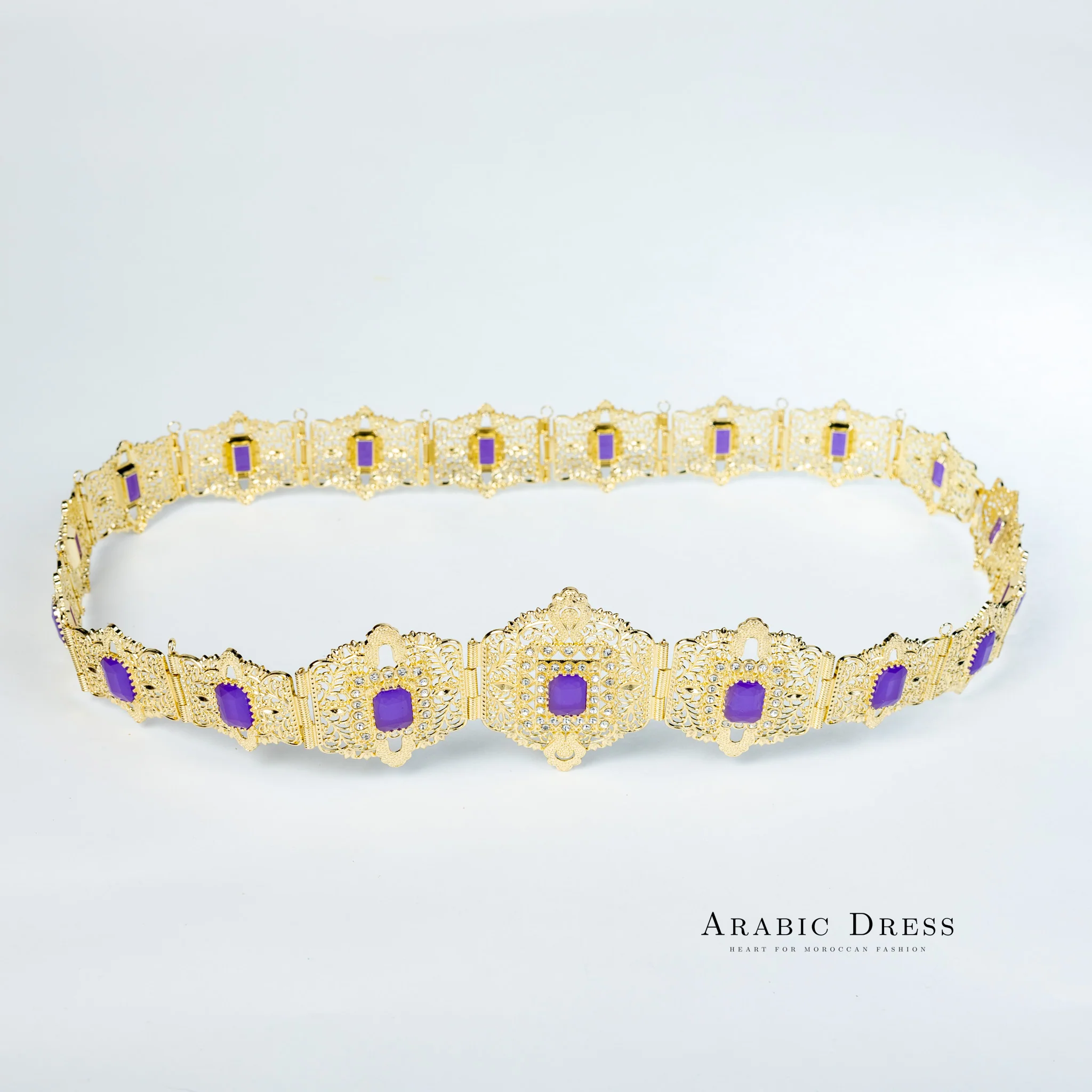 Mihi Gold/Violet Belt - Image 2